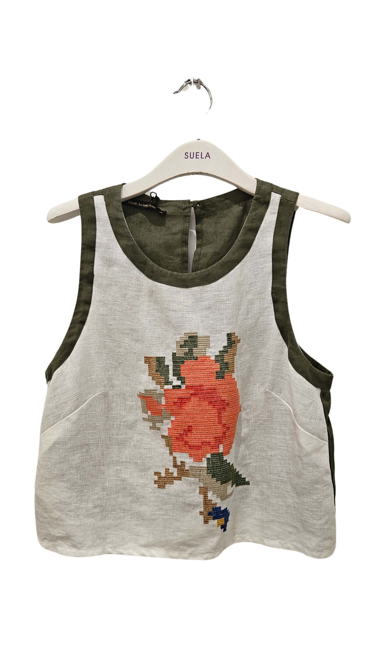 Top Bordado Multicolor