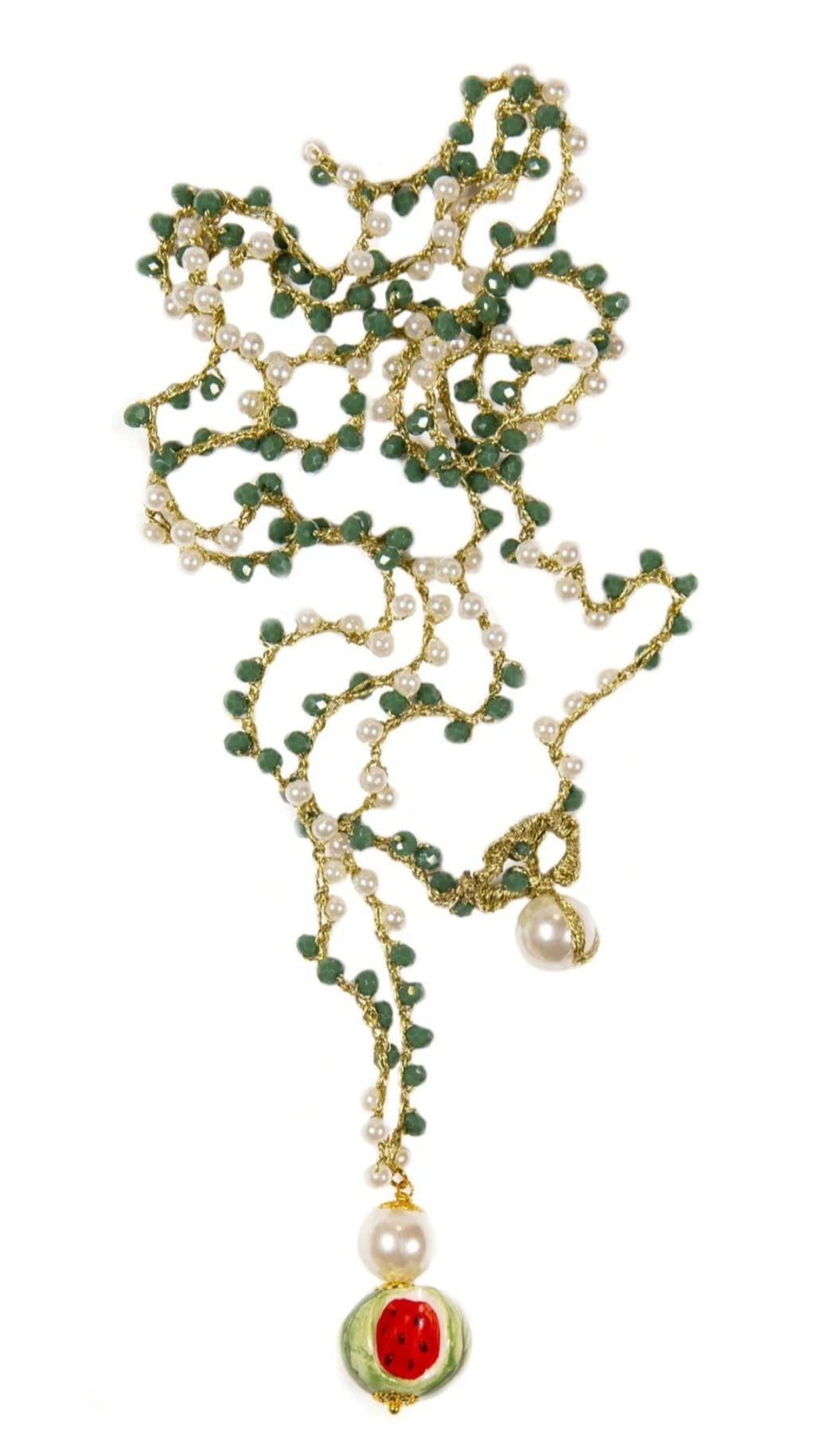 Collar Largo Cerámica Anguria