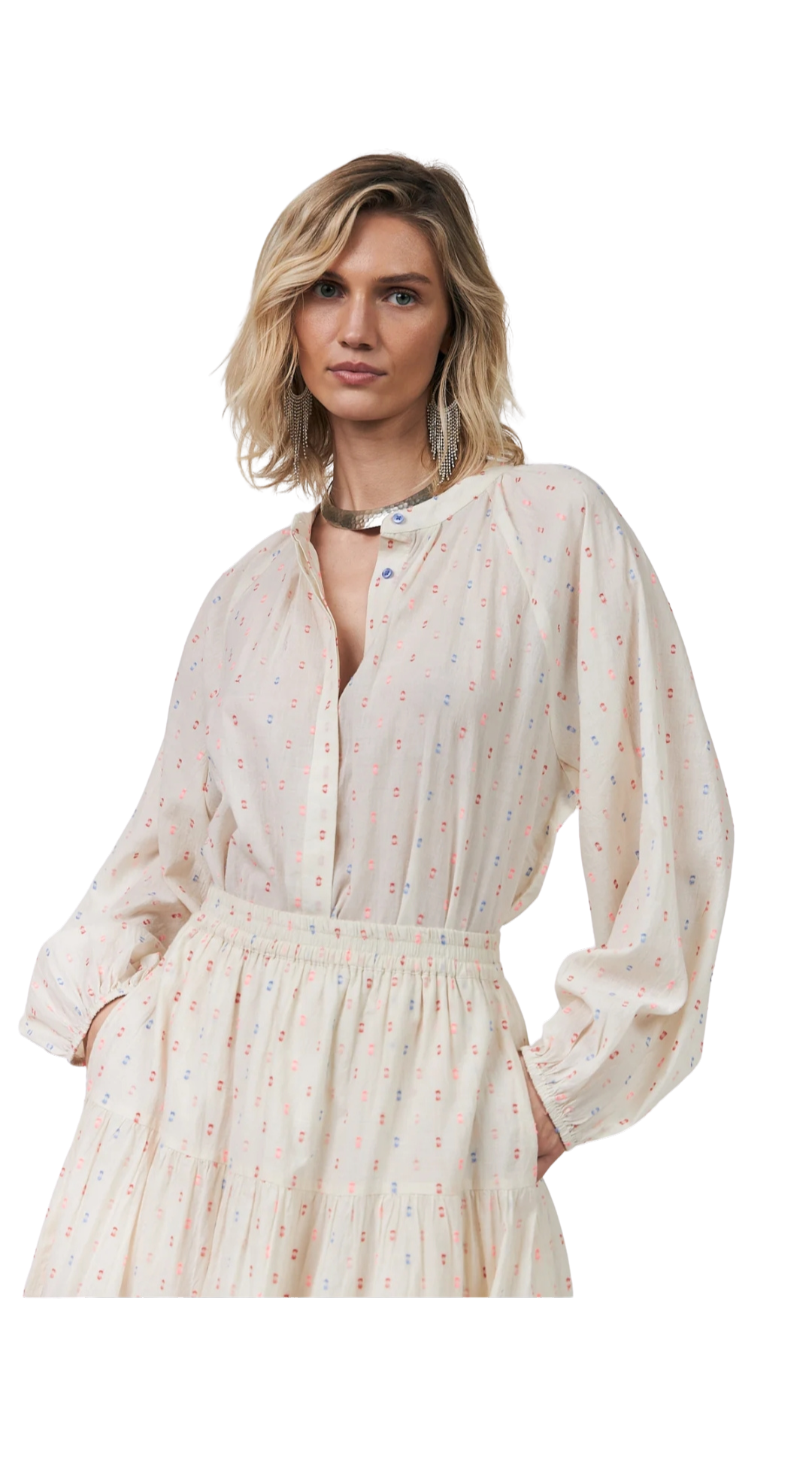 Camisa Bordados Neón