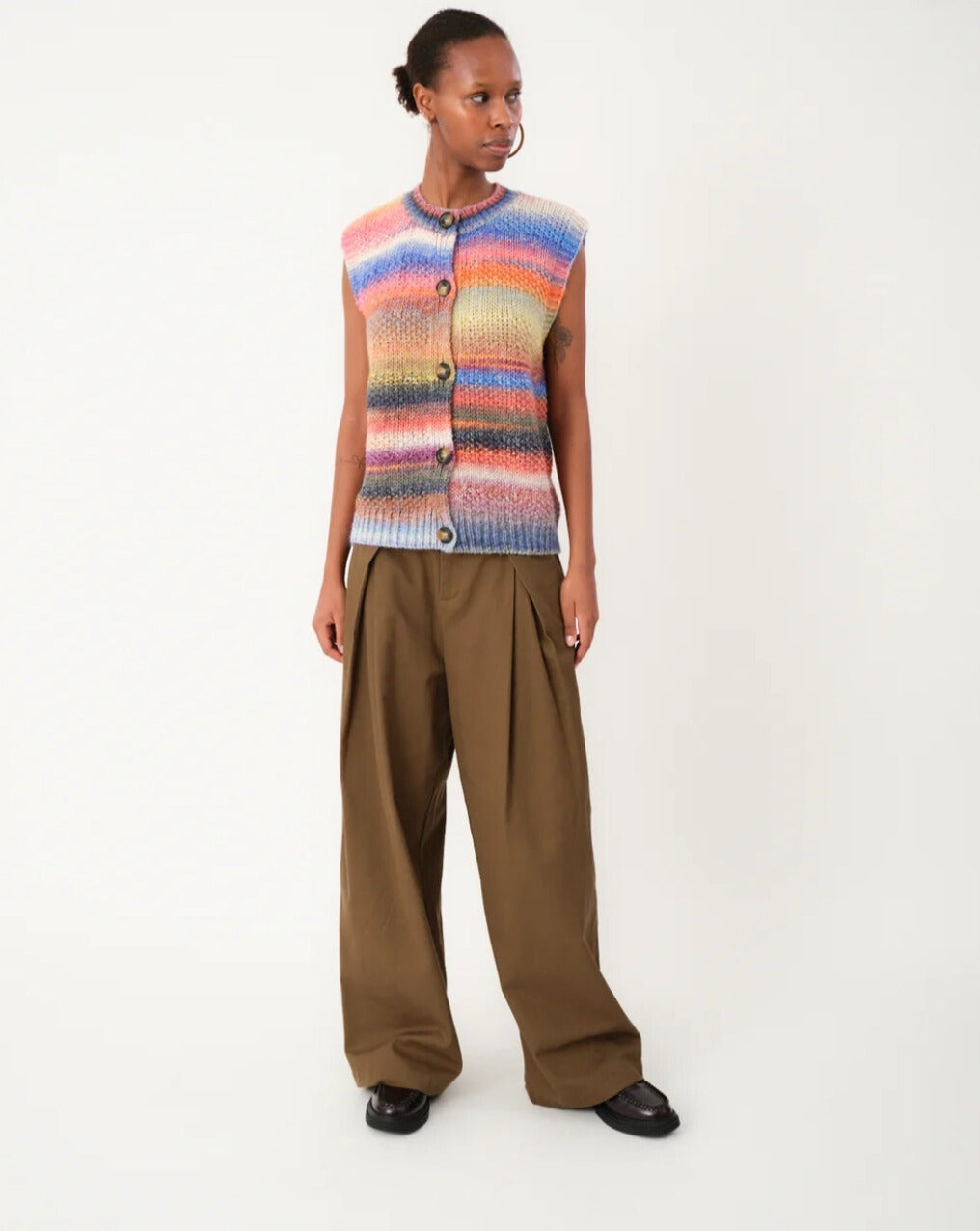 Chaleco Punto Multicolor ( Da talla)