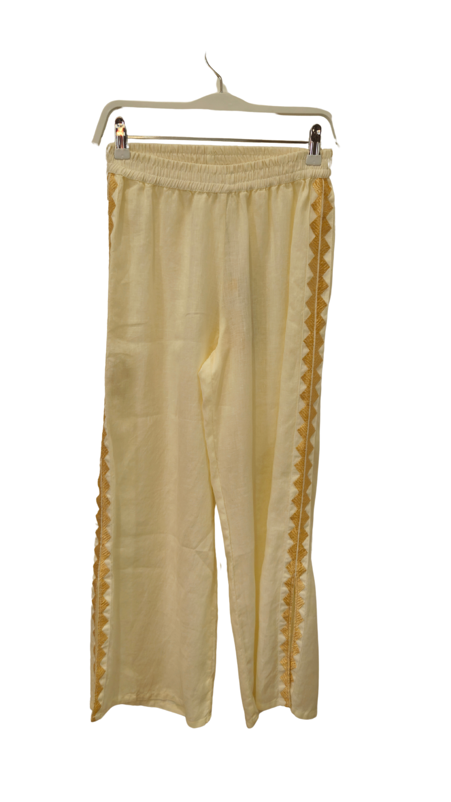 Pantalón Bordado Oro