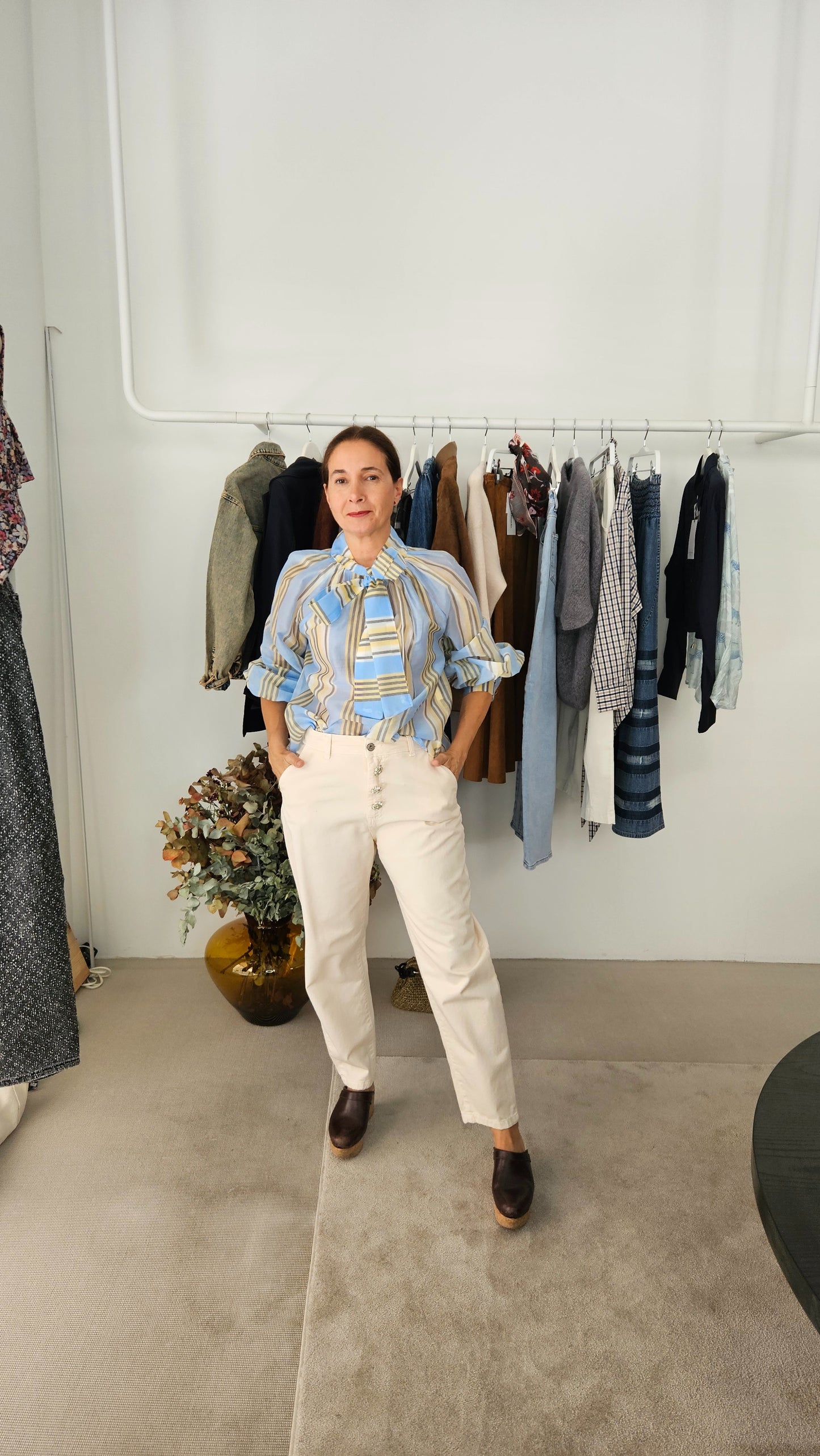 Blusa Rayas Lazo Suela