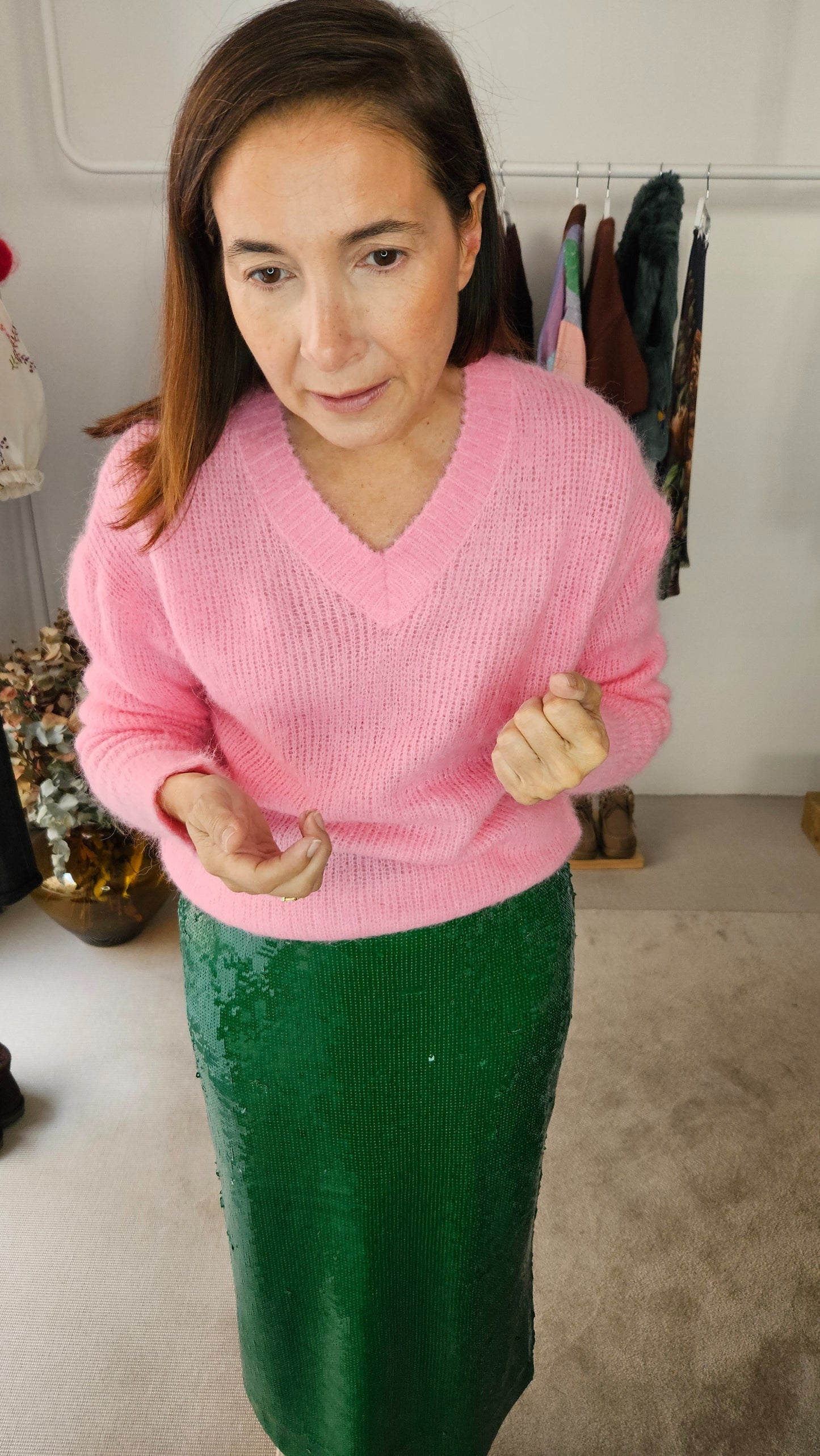 Jersey Alpaca Rosa Chicle