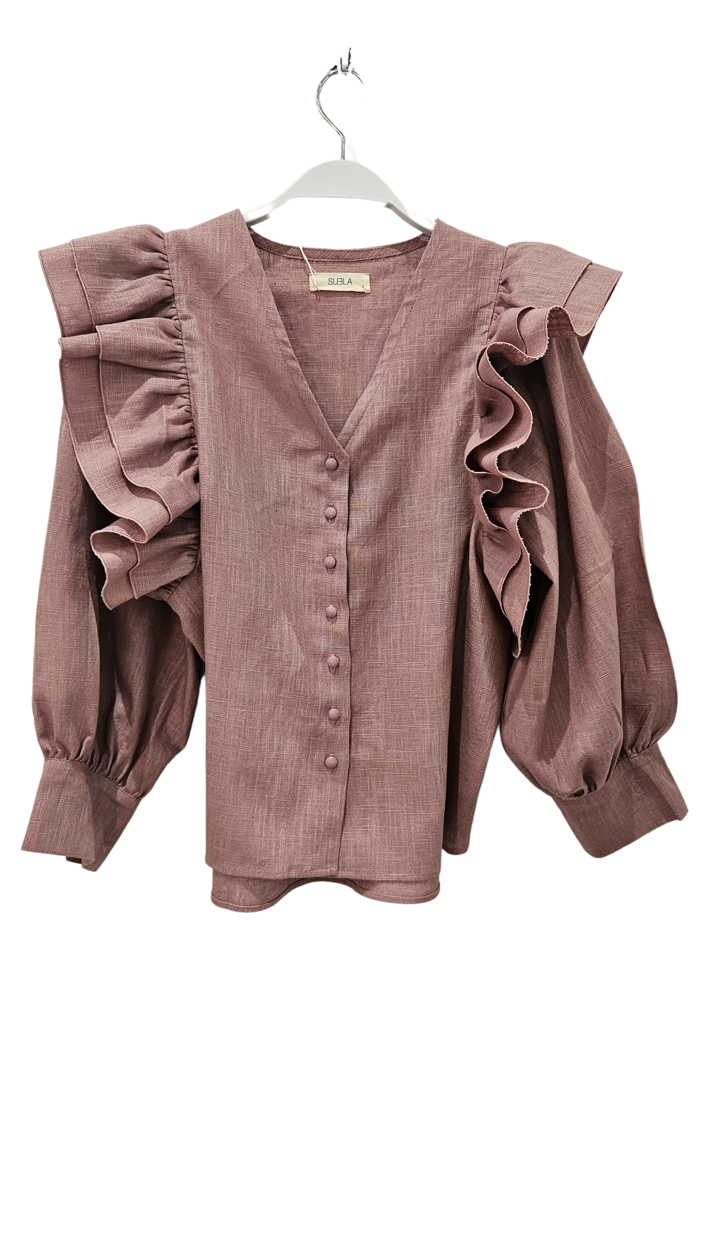 Blusa Lucía Rosa Inglés Suela