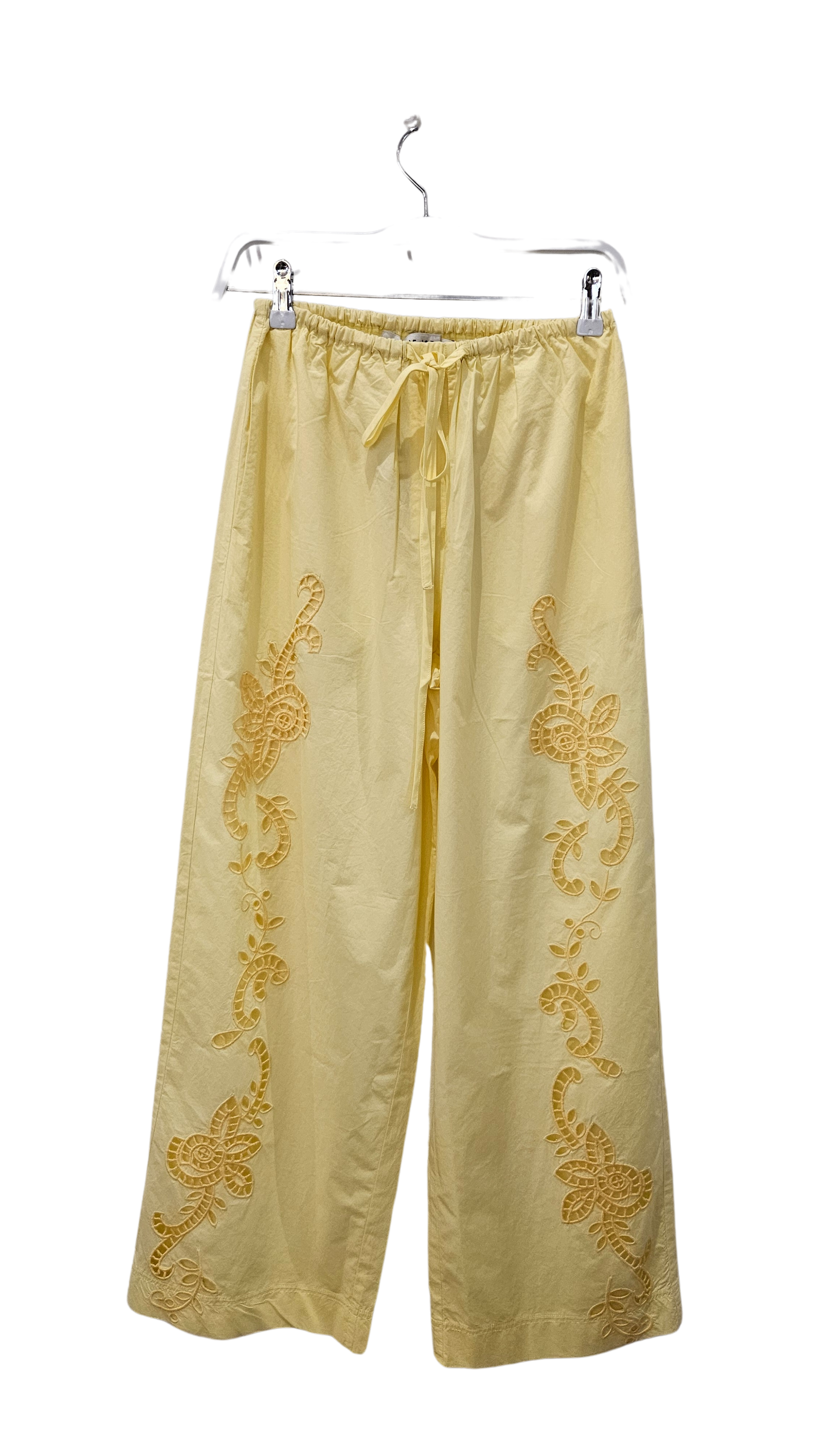 Pantalón Amarillo Troquelado