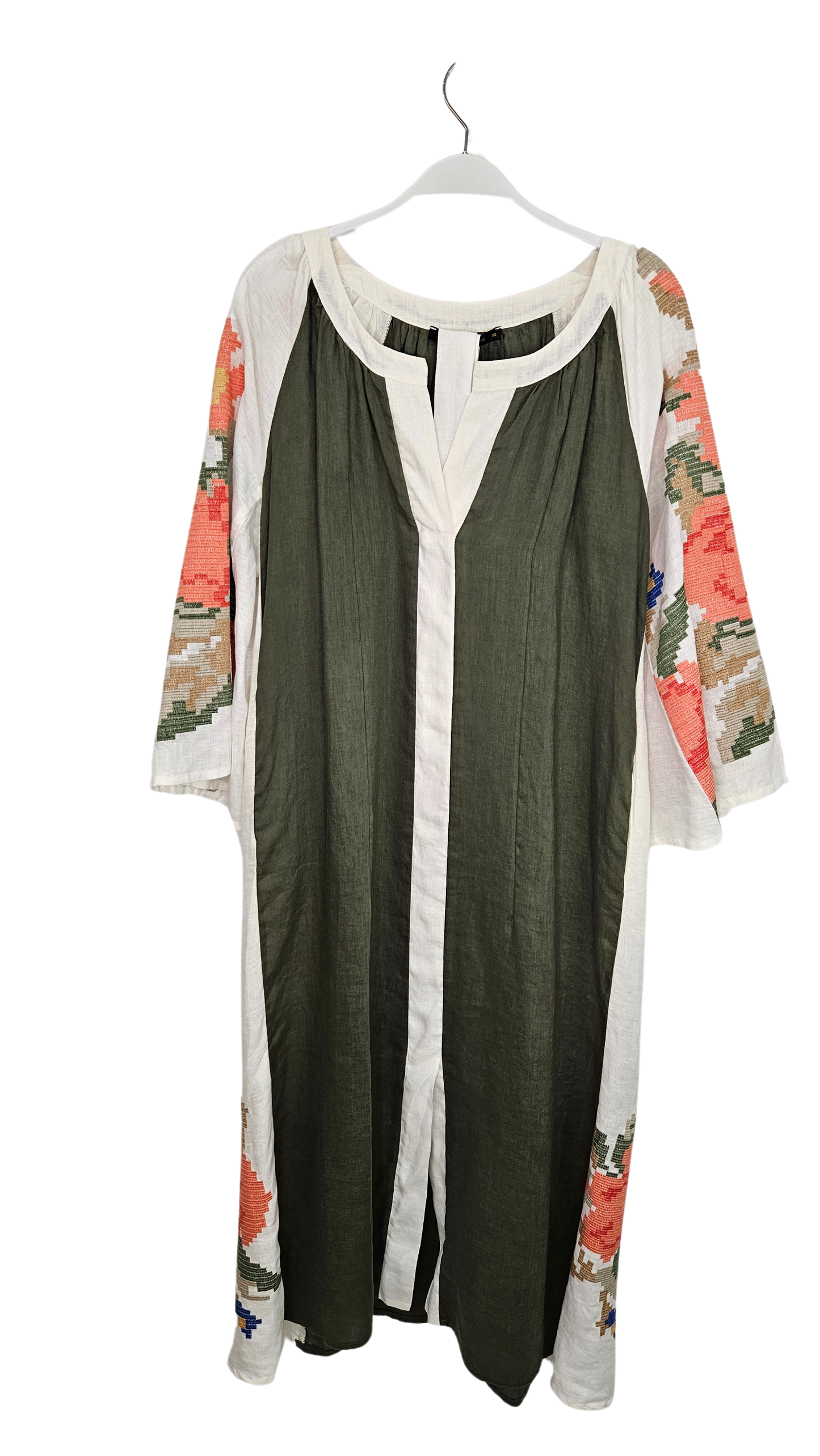 Vestido Bordados Multicolor