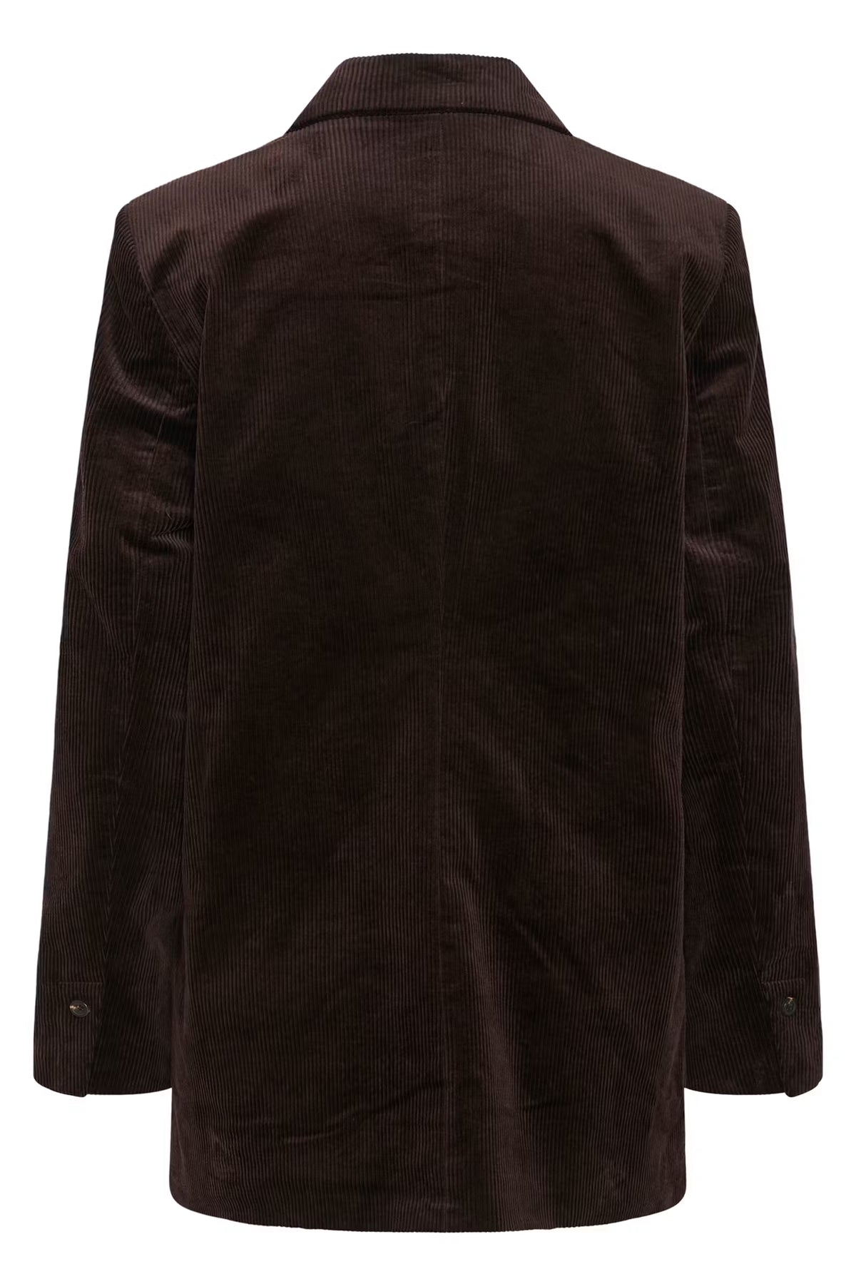 Blazer Larga Pana Chocolate