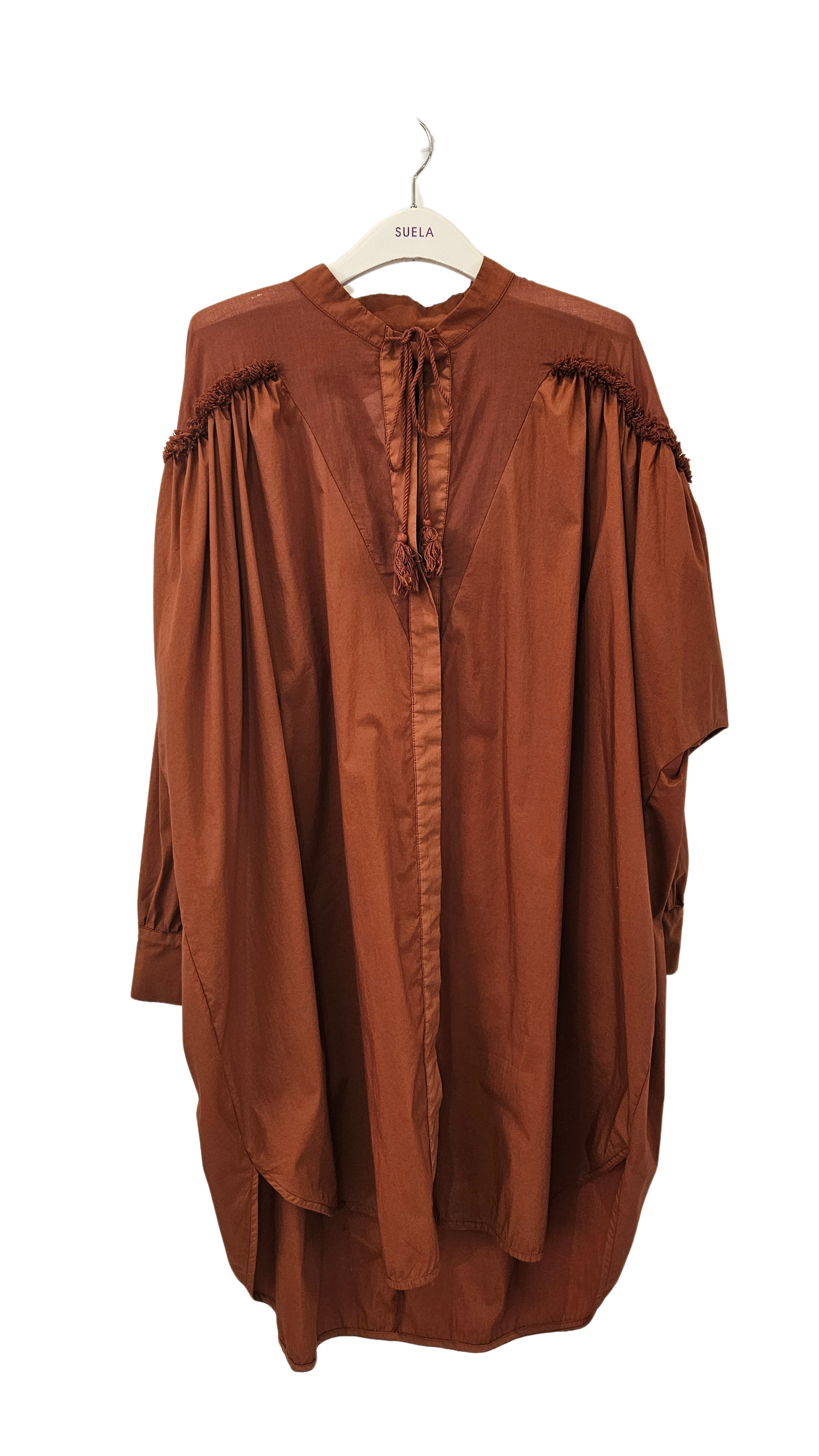 Vestido Camisero Flecos