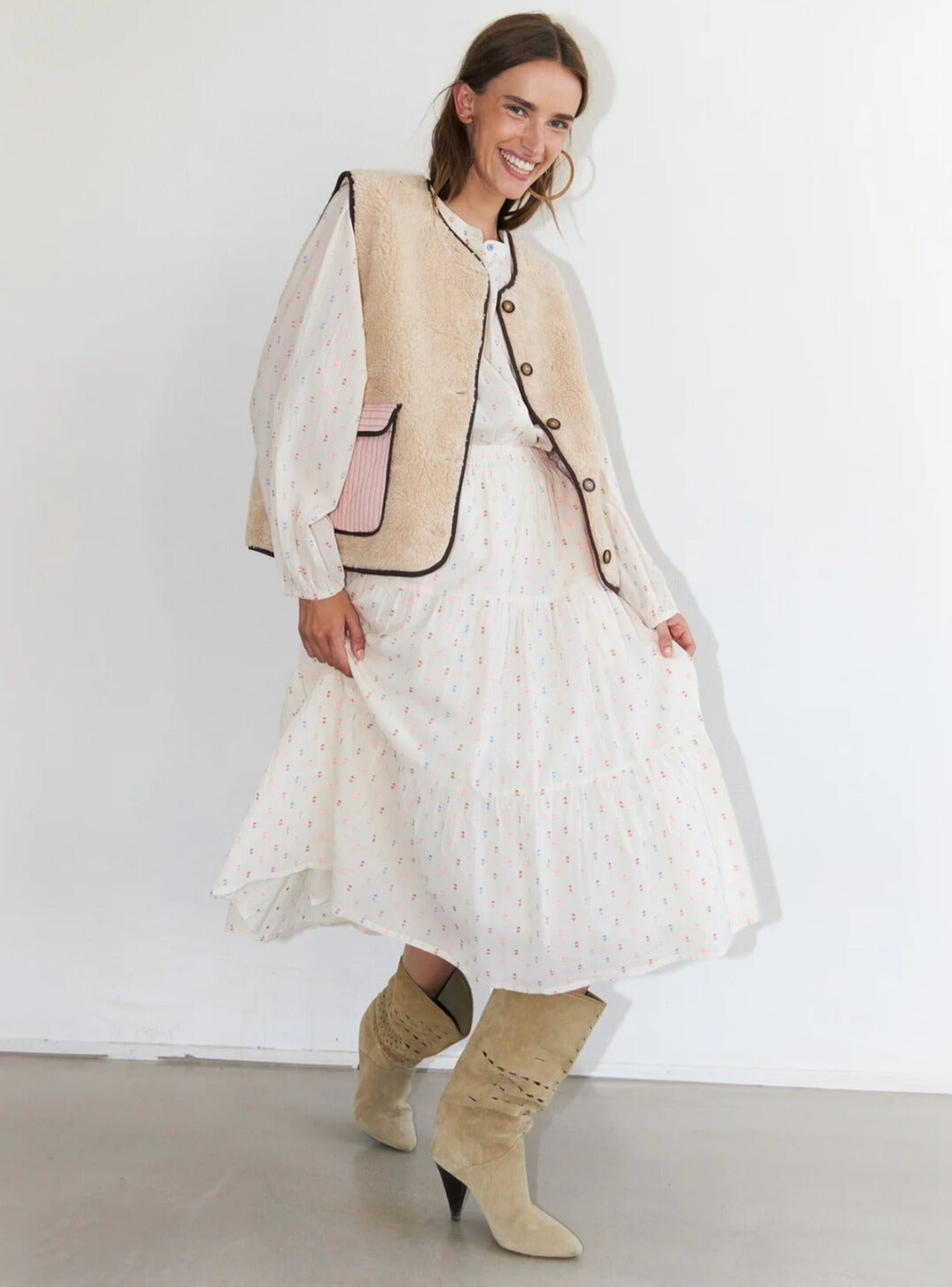 Falda Bordados Neón