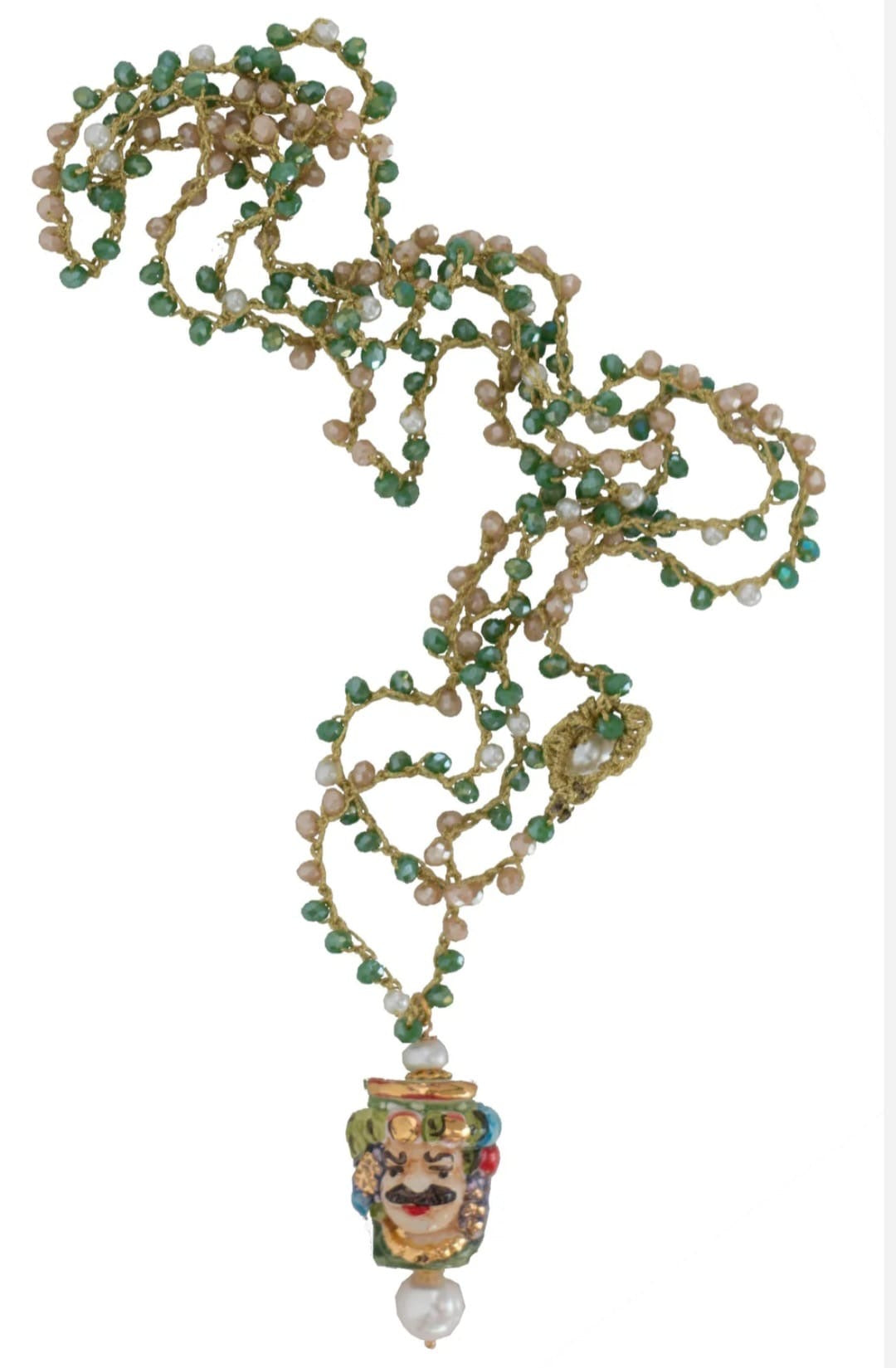 Collar largo de cerámica Salvatore