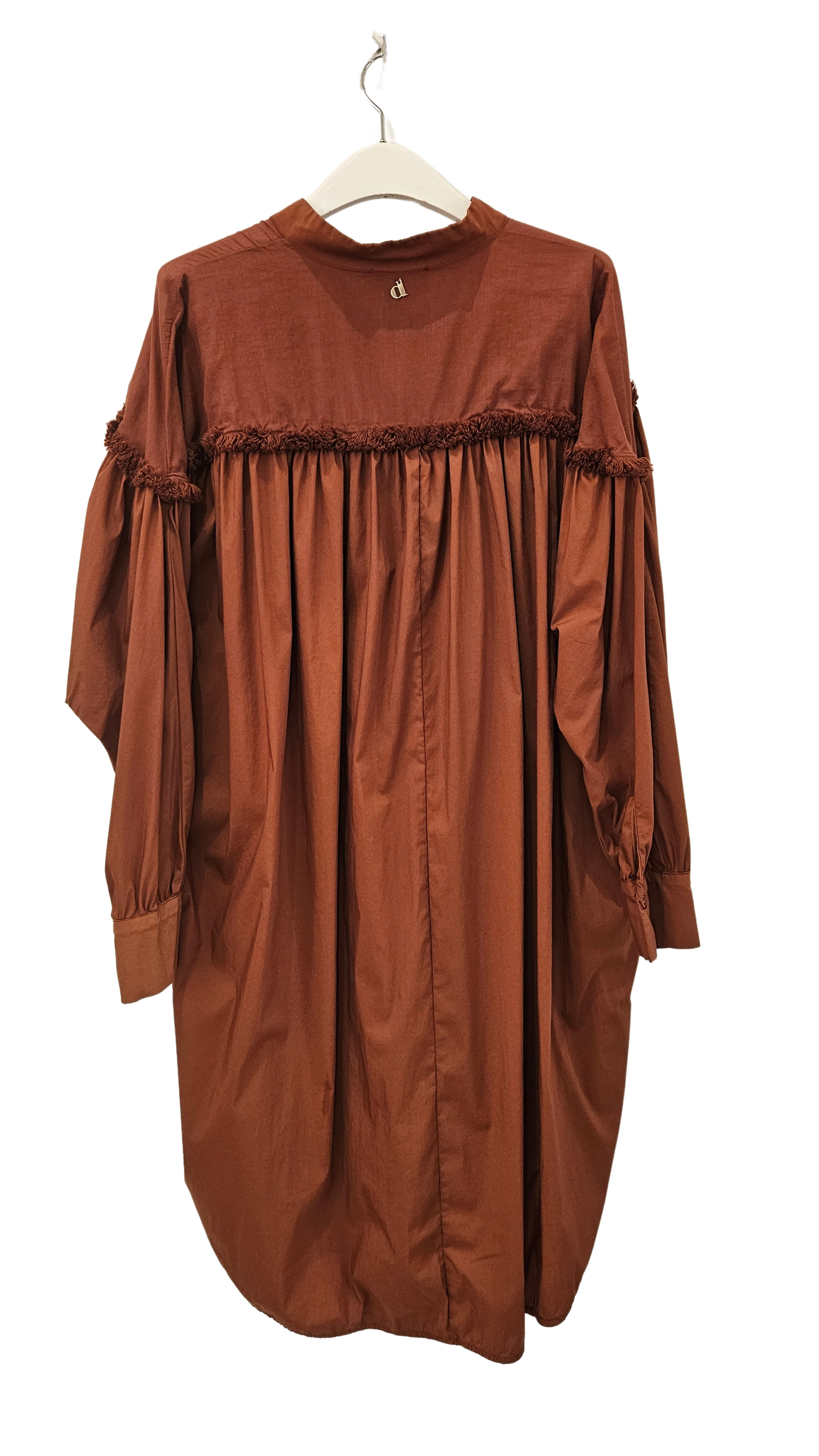 Vestido Camisero Flecos
