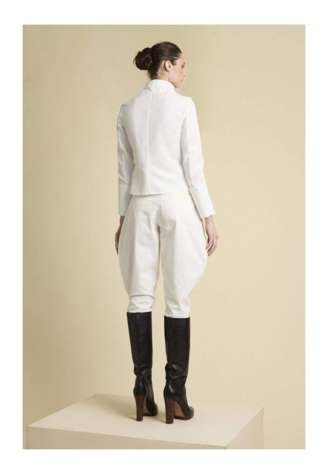 Pantalón Sora Gabardina Crudo