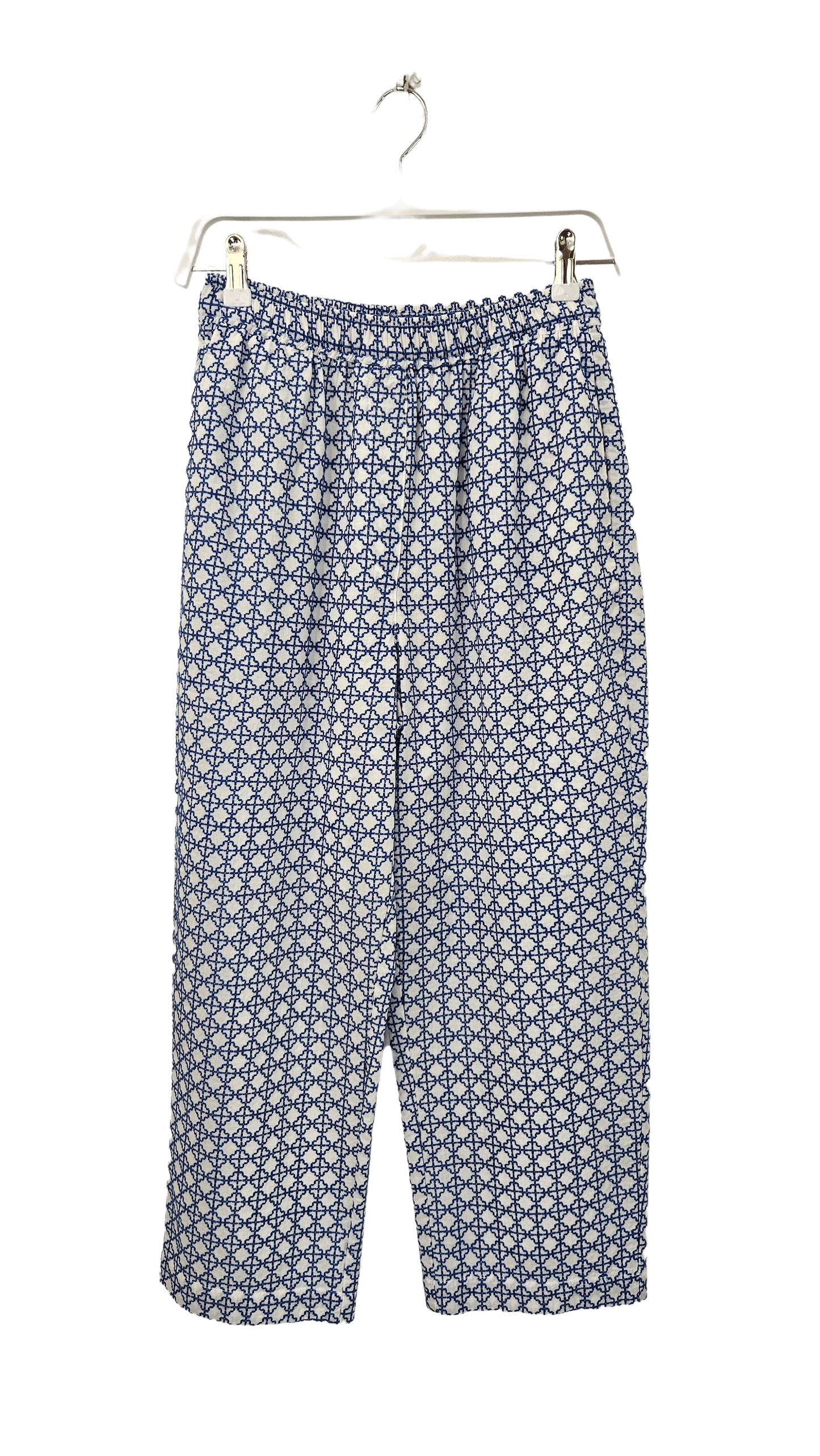 Pantalón Bordado Azul