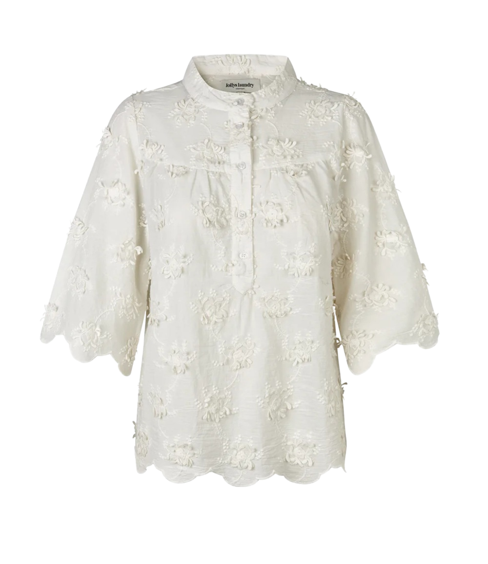 Blusa Flores Relieves