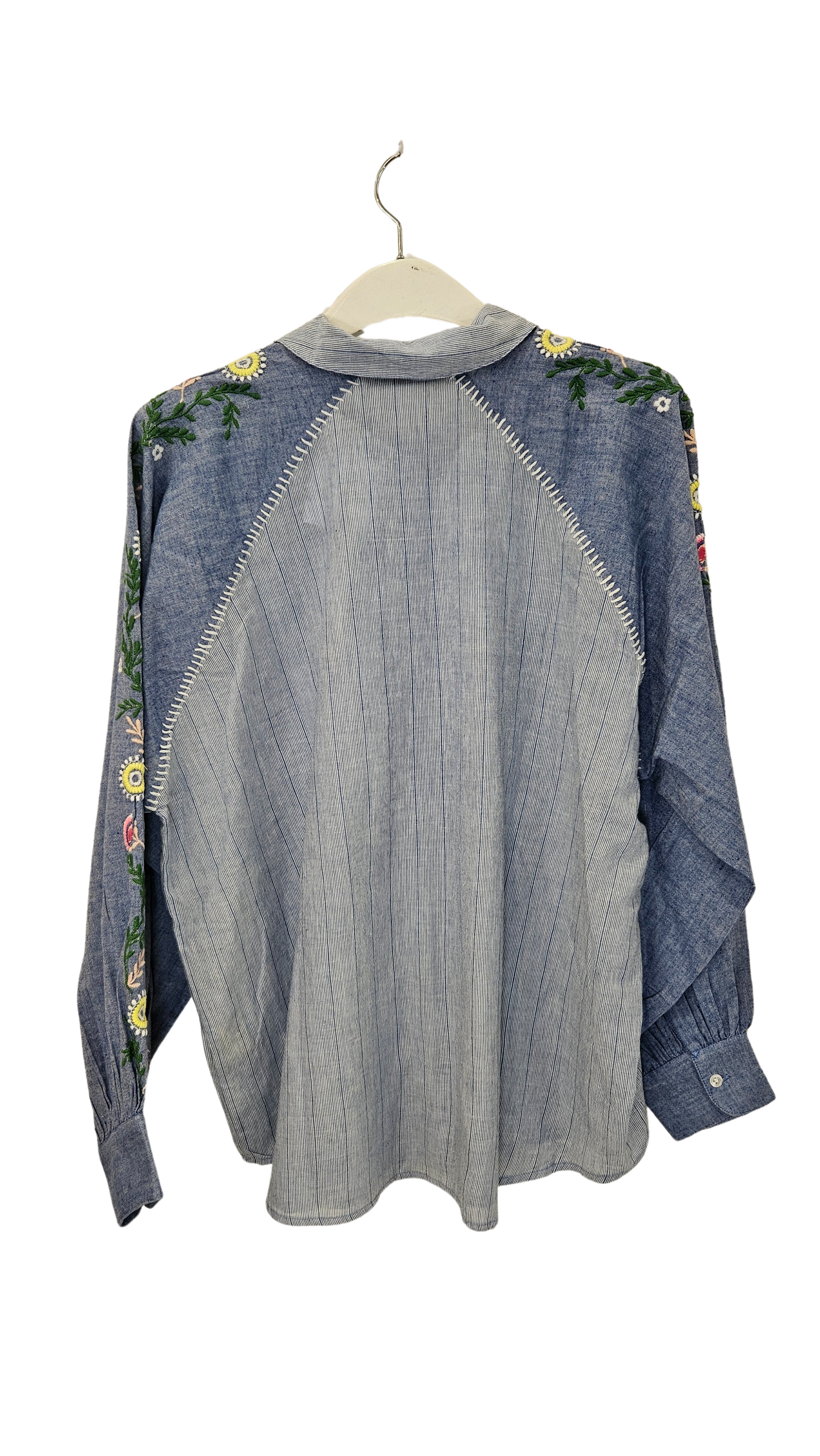 Camisa Rayas Bordado