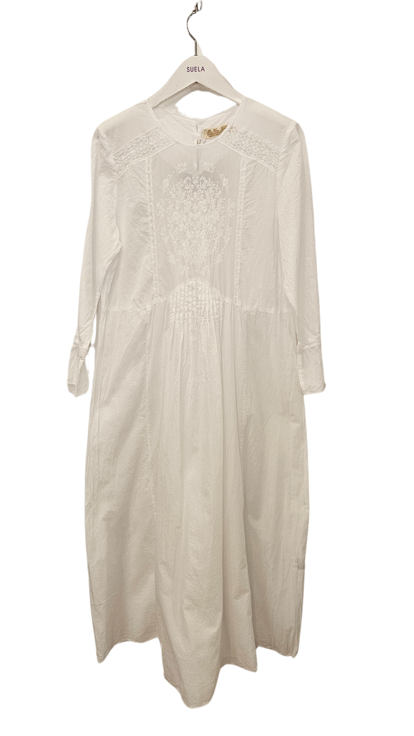 Vestido Largo Bordado Japón