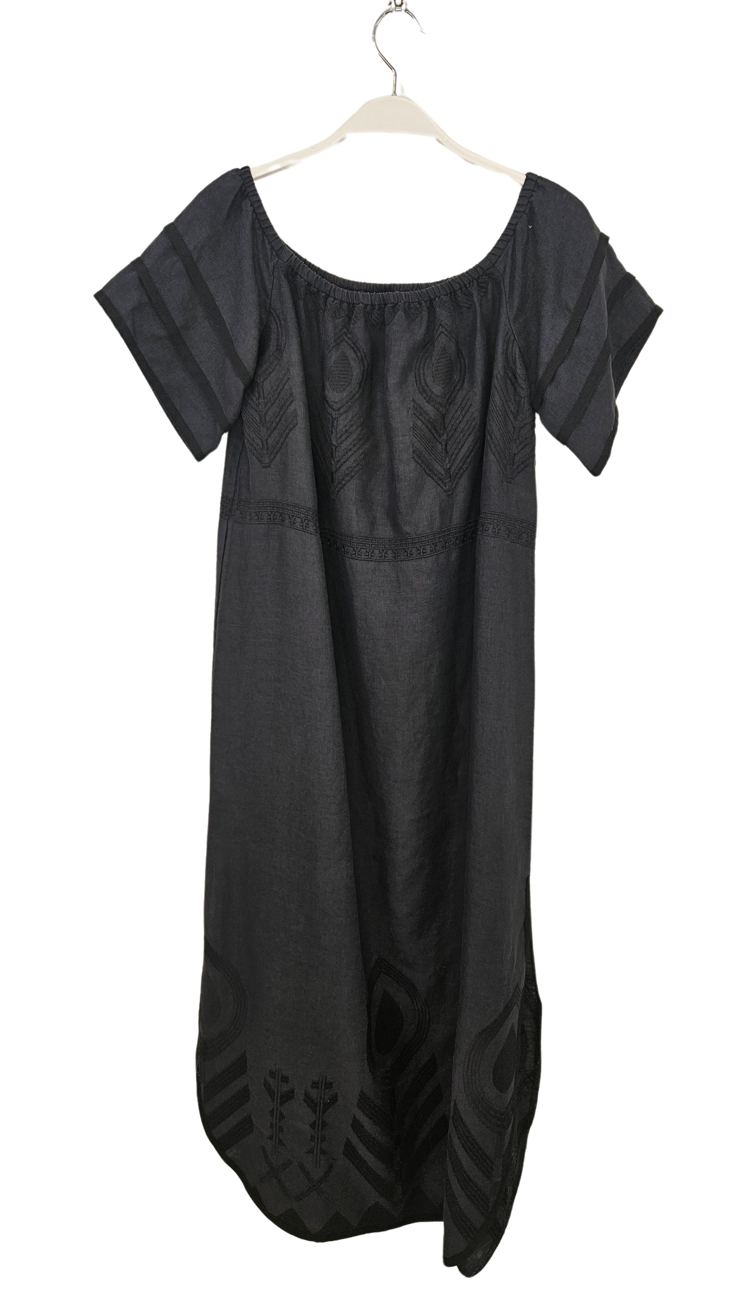 Vestido Palabra de Honor Negro