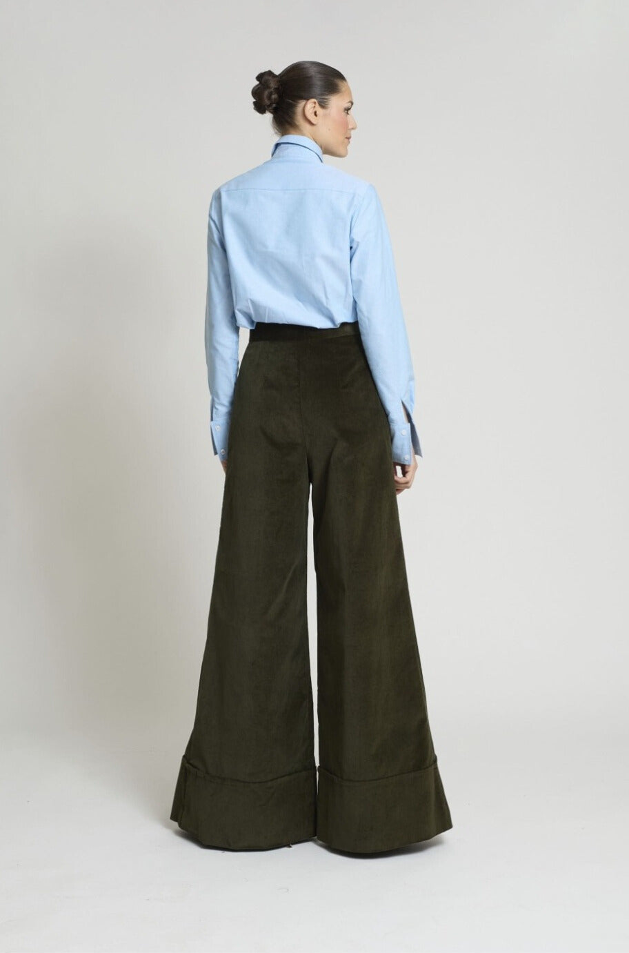 Pantalón Samuray Velveton Verde