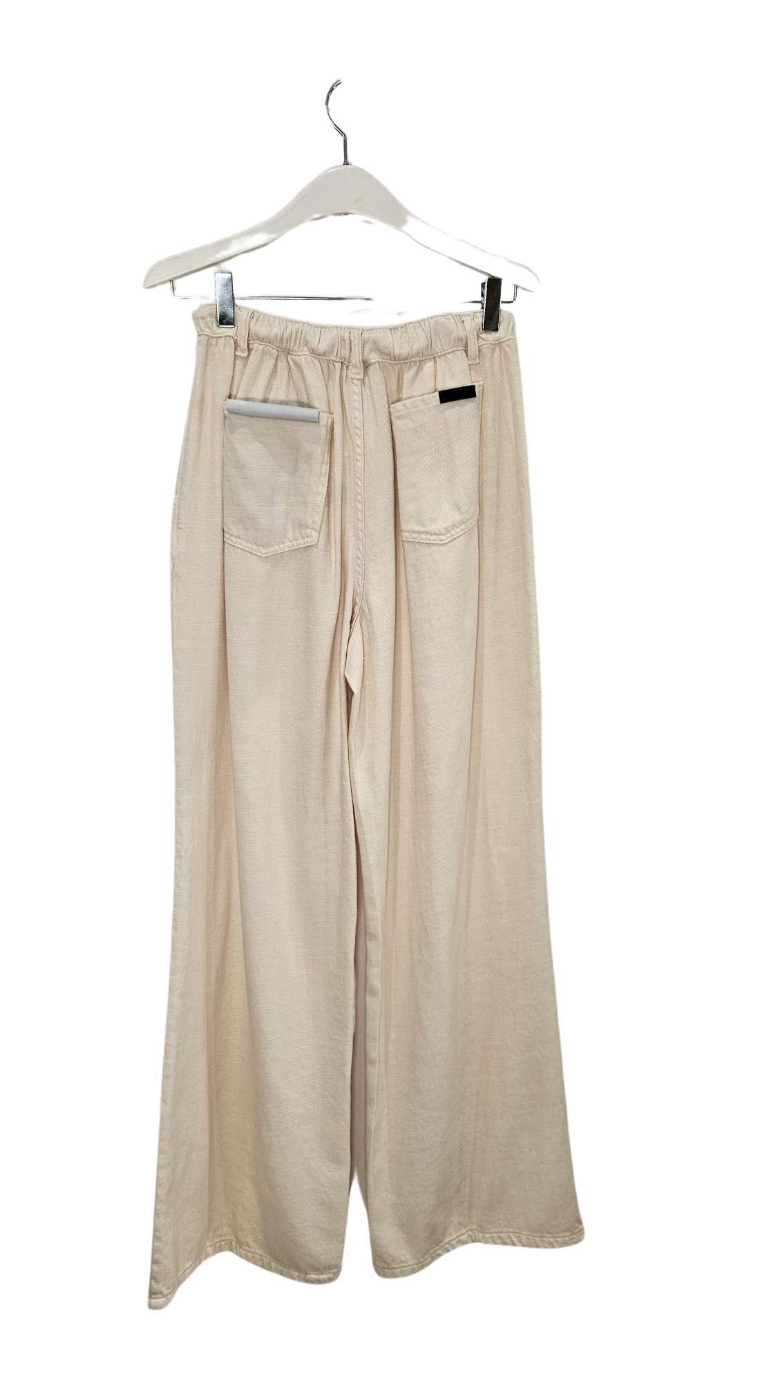 Pantalón denim beige