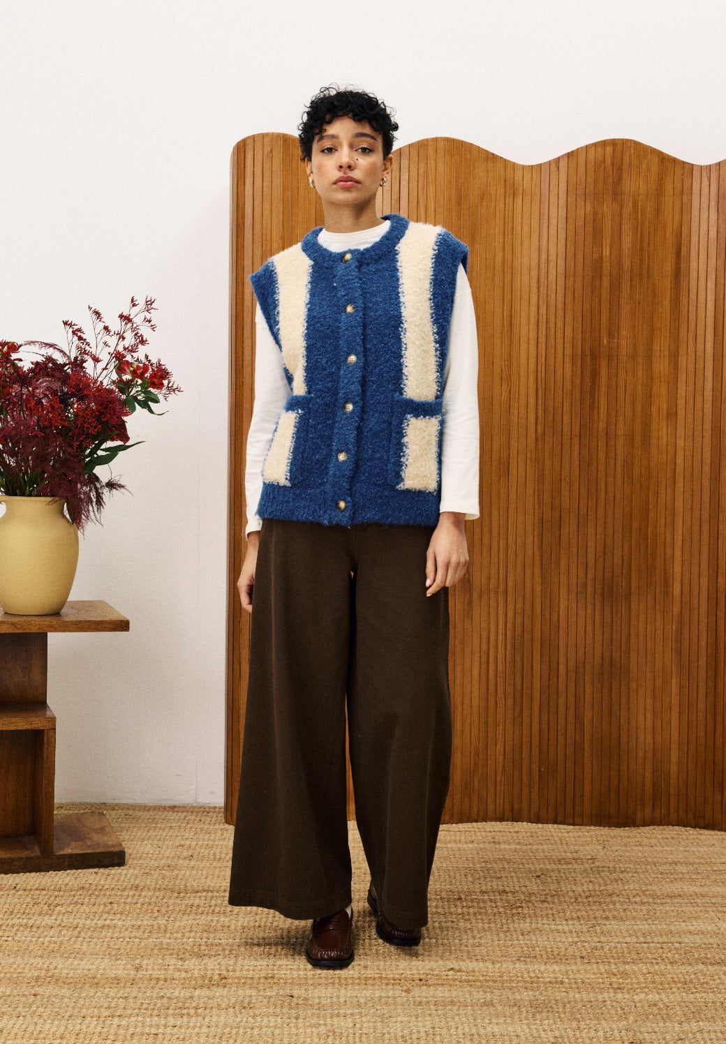 Chaleco Punto Bolsillo