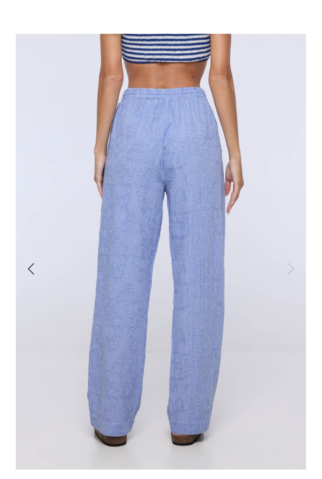 Pantalones Cuadros Azules