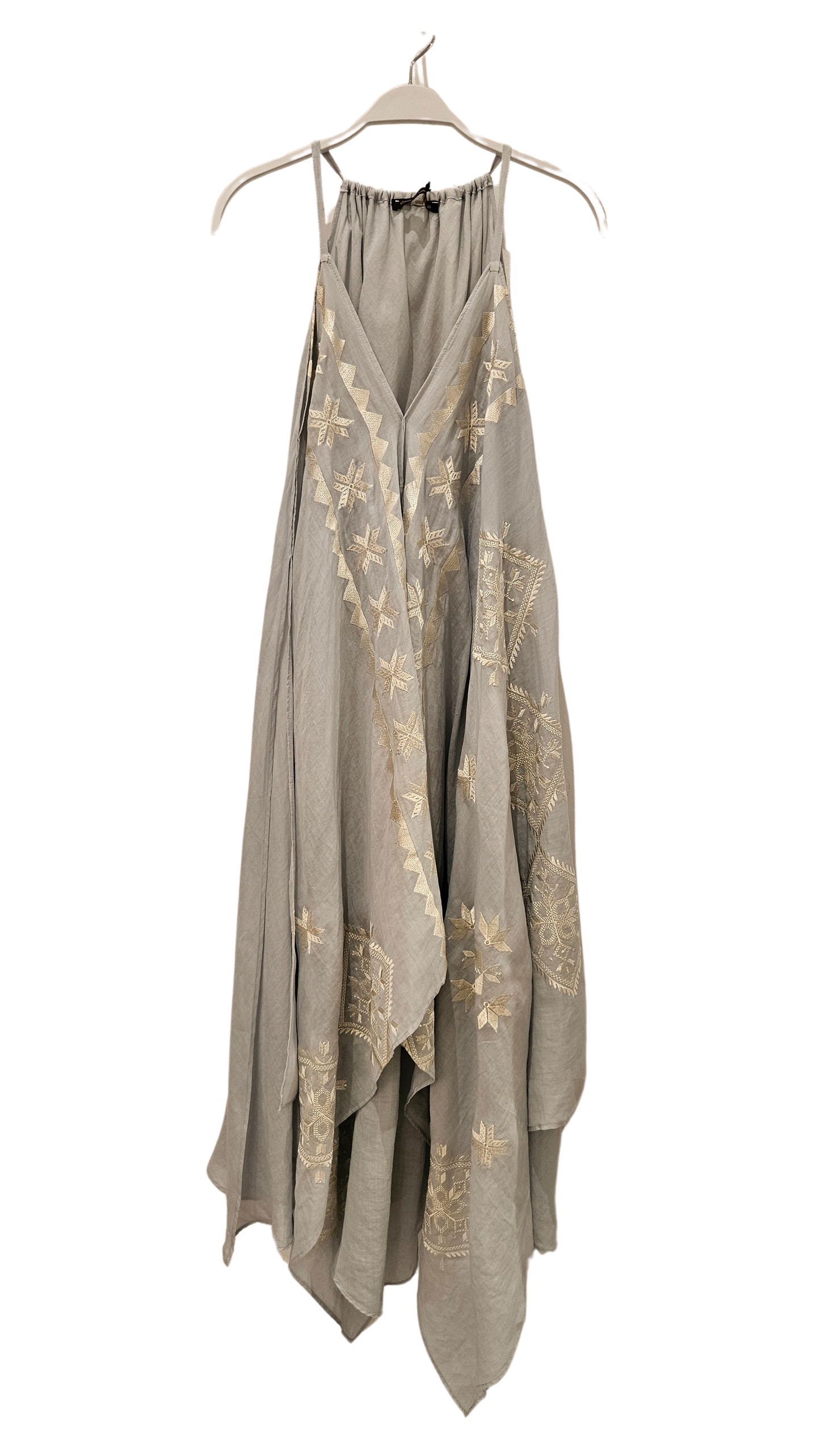 Vestido Asimétrico Plata