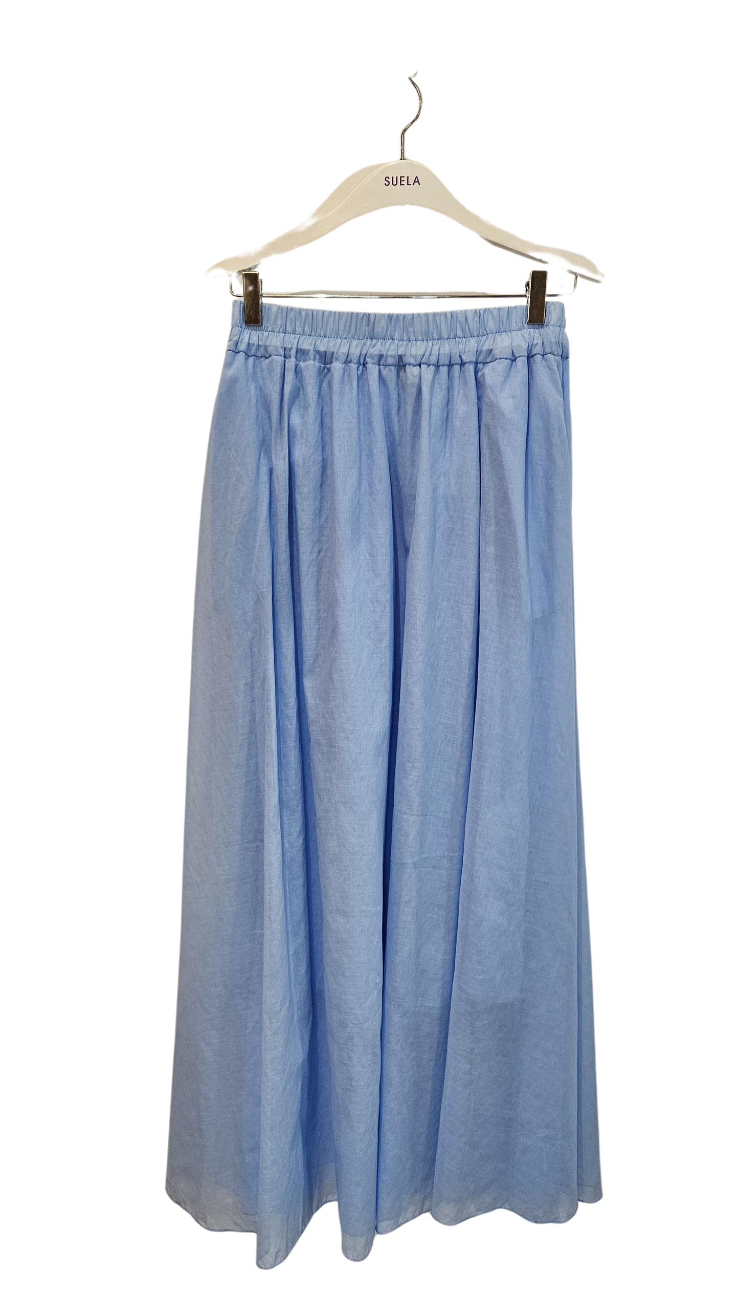 Falda Midi Azul