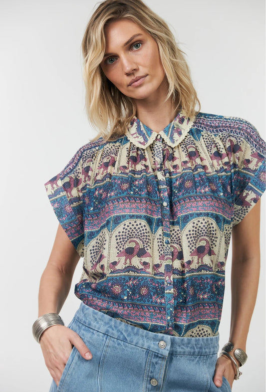 Blusa Cuello Encaje (Da talla)