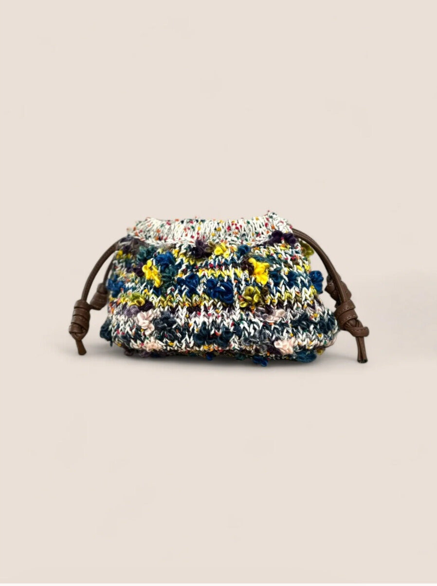 Bolso Scrunch Copenhague Blanco Multicolor