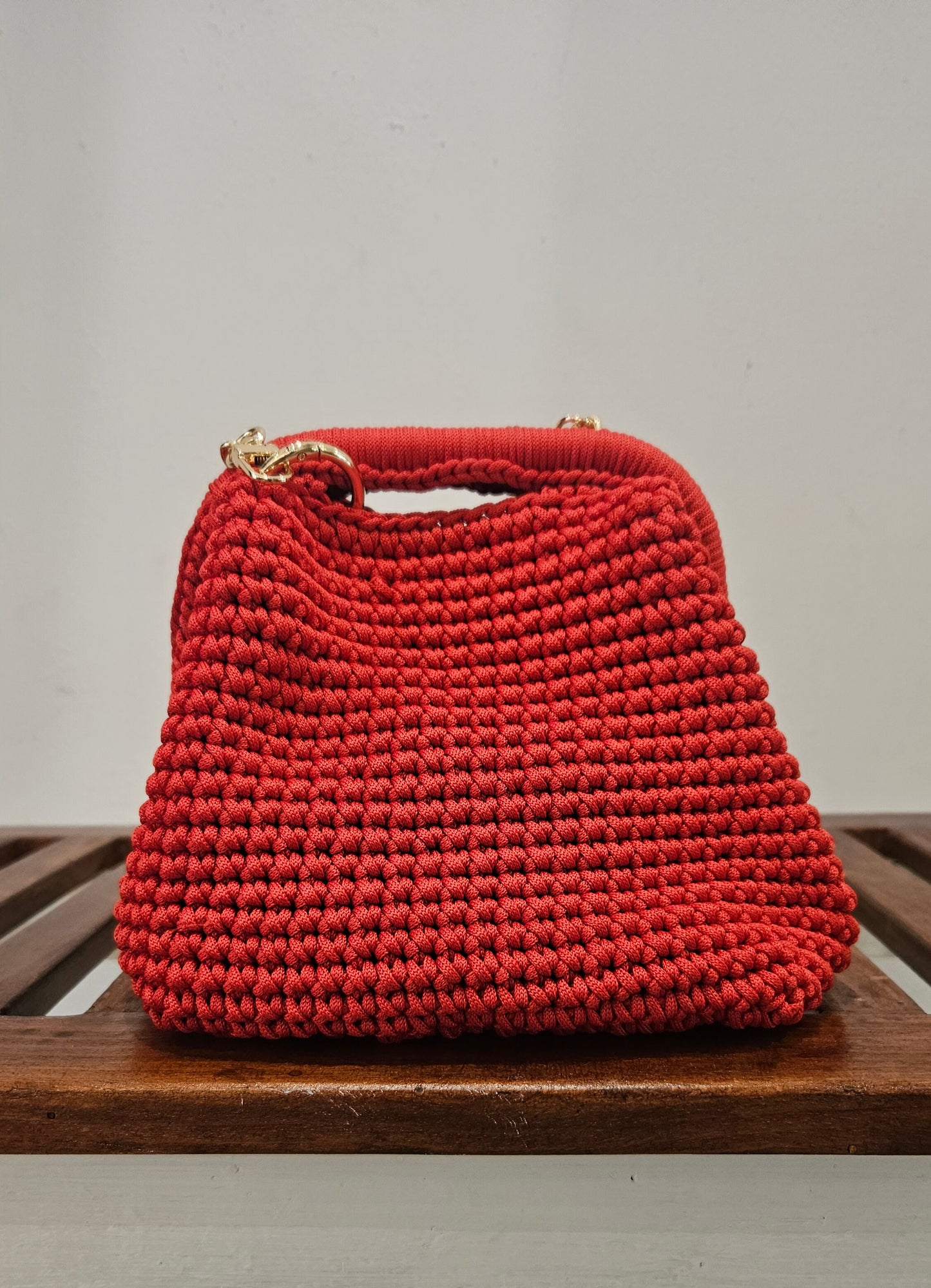 Clutch Melangé Rojo