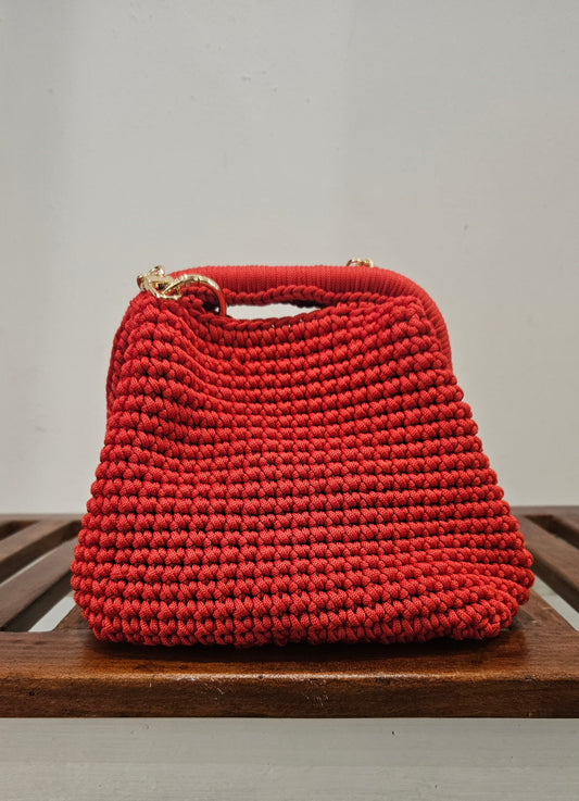 Clutch Melangé Rojo