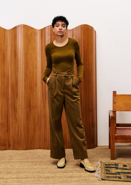 Pantalón Kaki Pata Ancha
