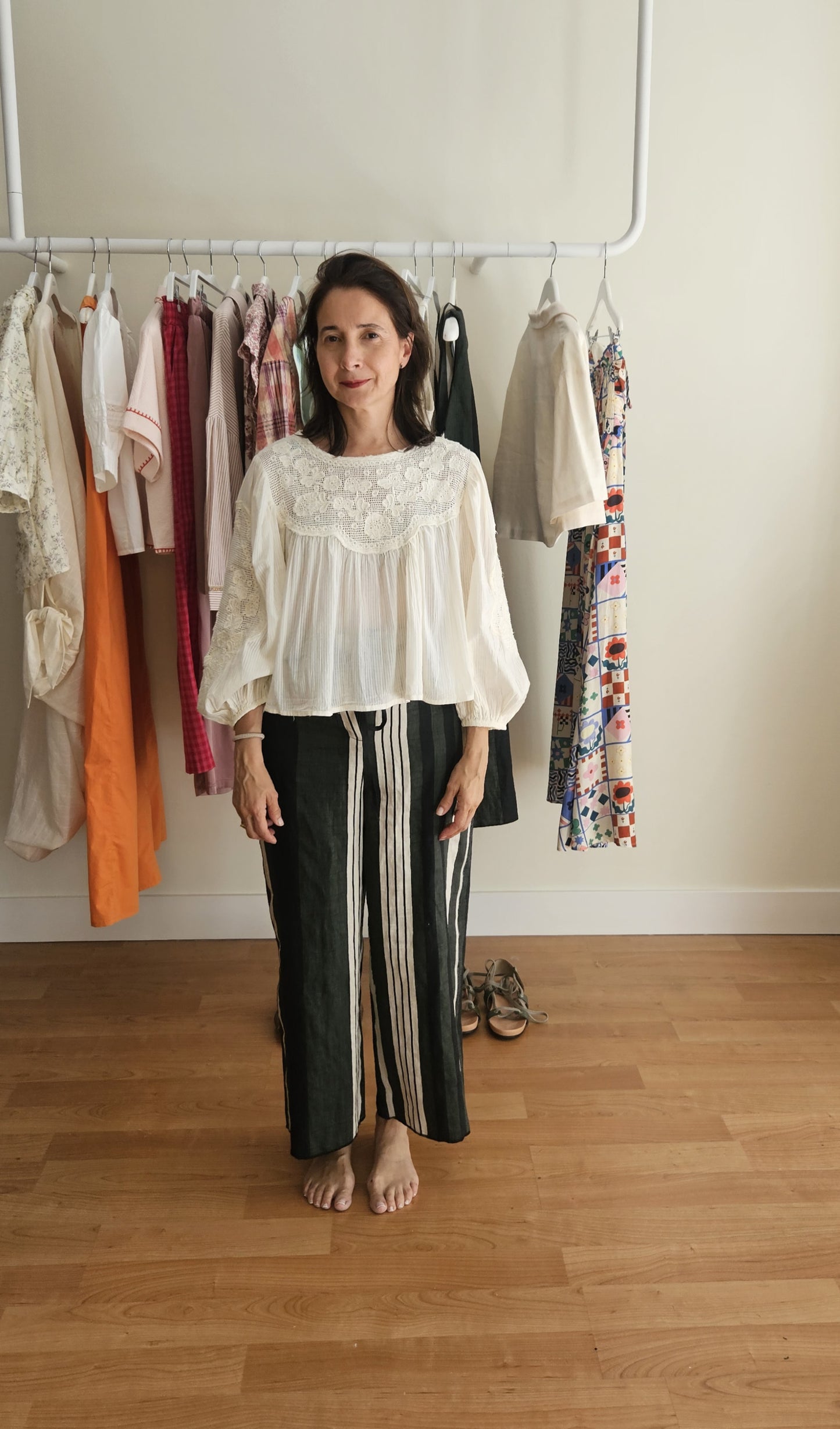 Pantalón Rayas Verde