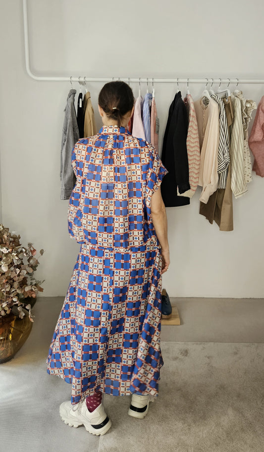 Falda Estampado Azulejos