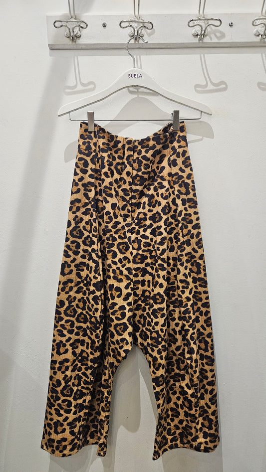 Pantalón bagi animal print