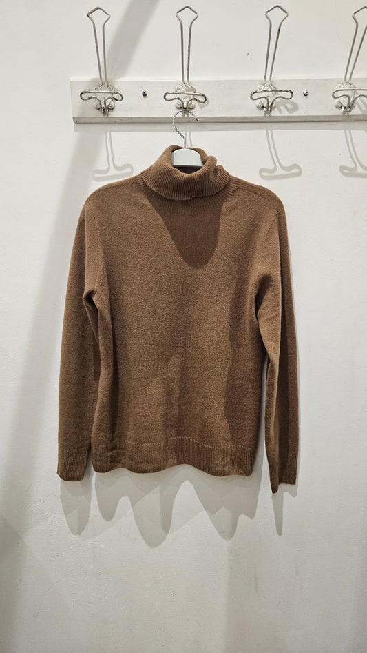 Jersey cashmere camel