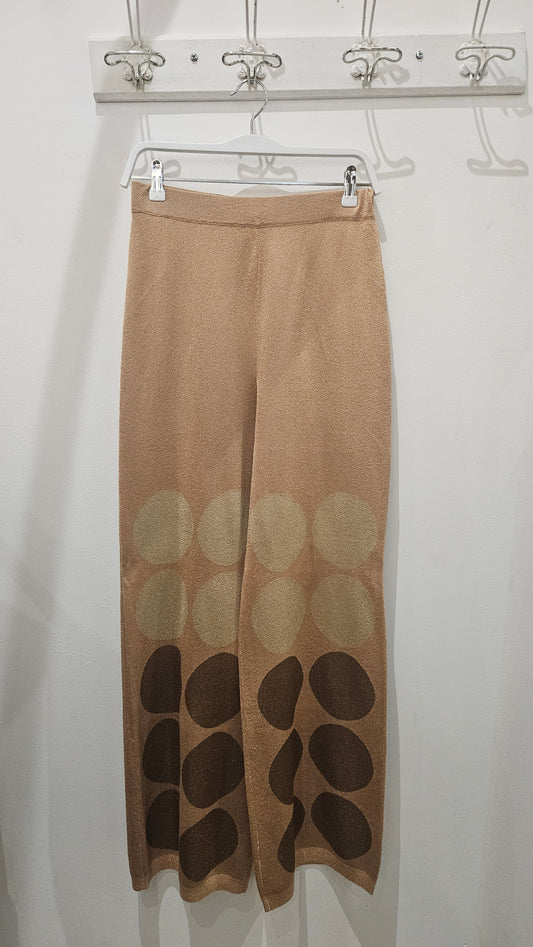 Pantalón lurex topos