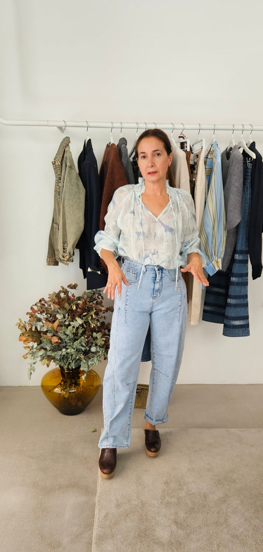 Pantalón Denim Barrel