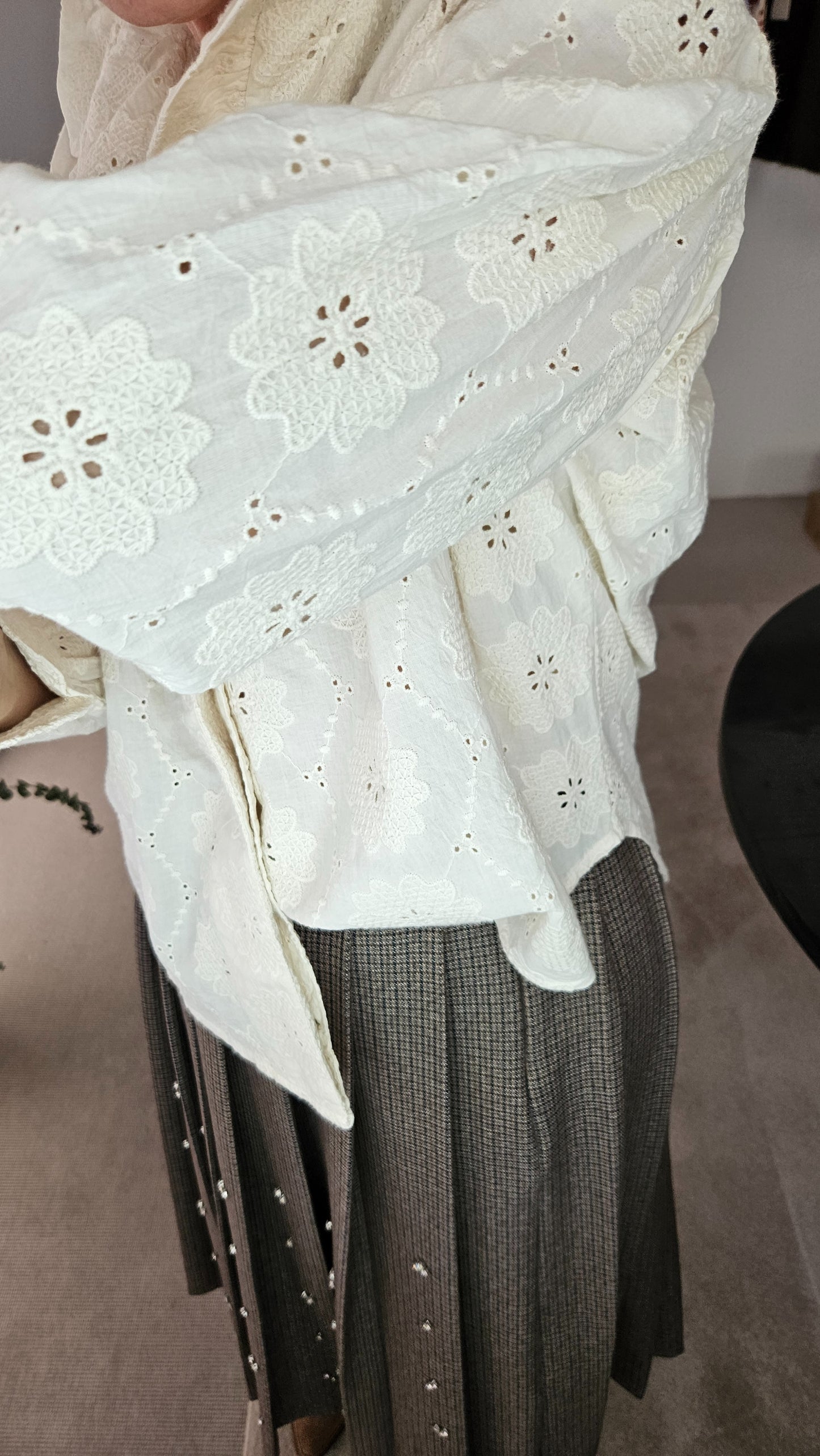 Blusa Flor Troquel