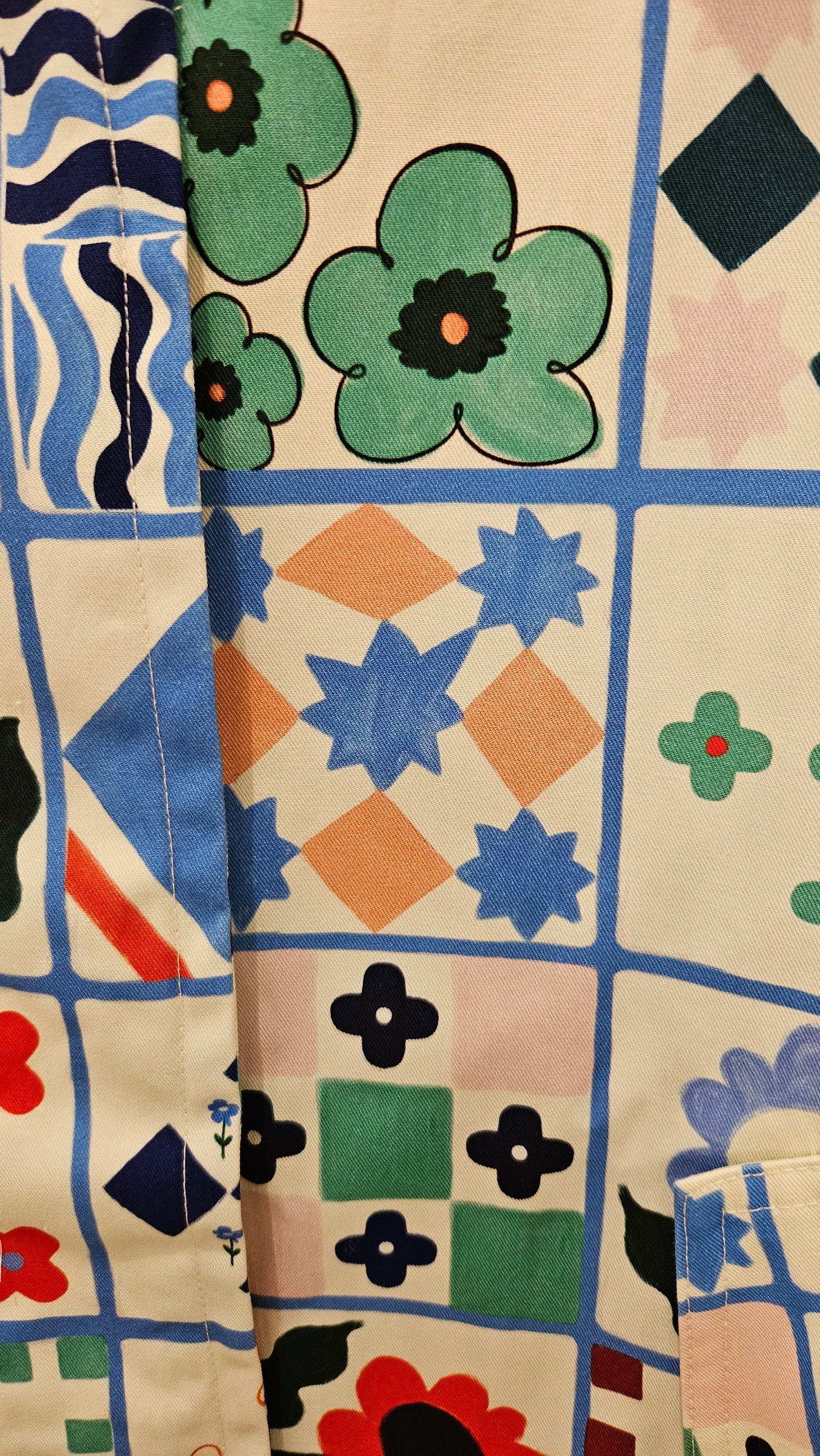 Chaqueta Estampado Azulejos (Da talla)