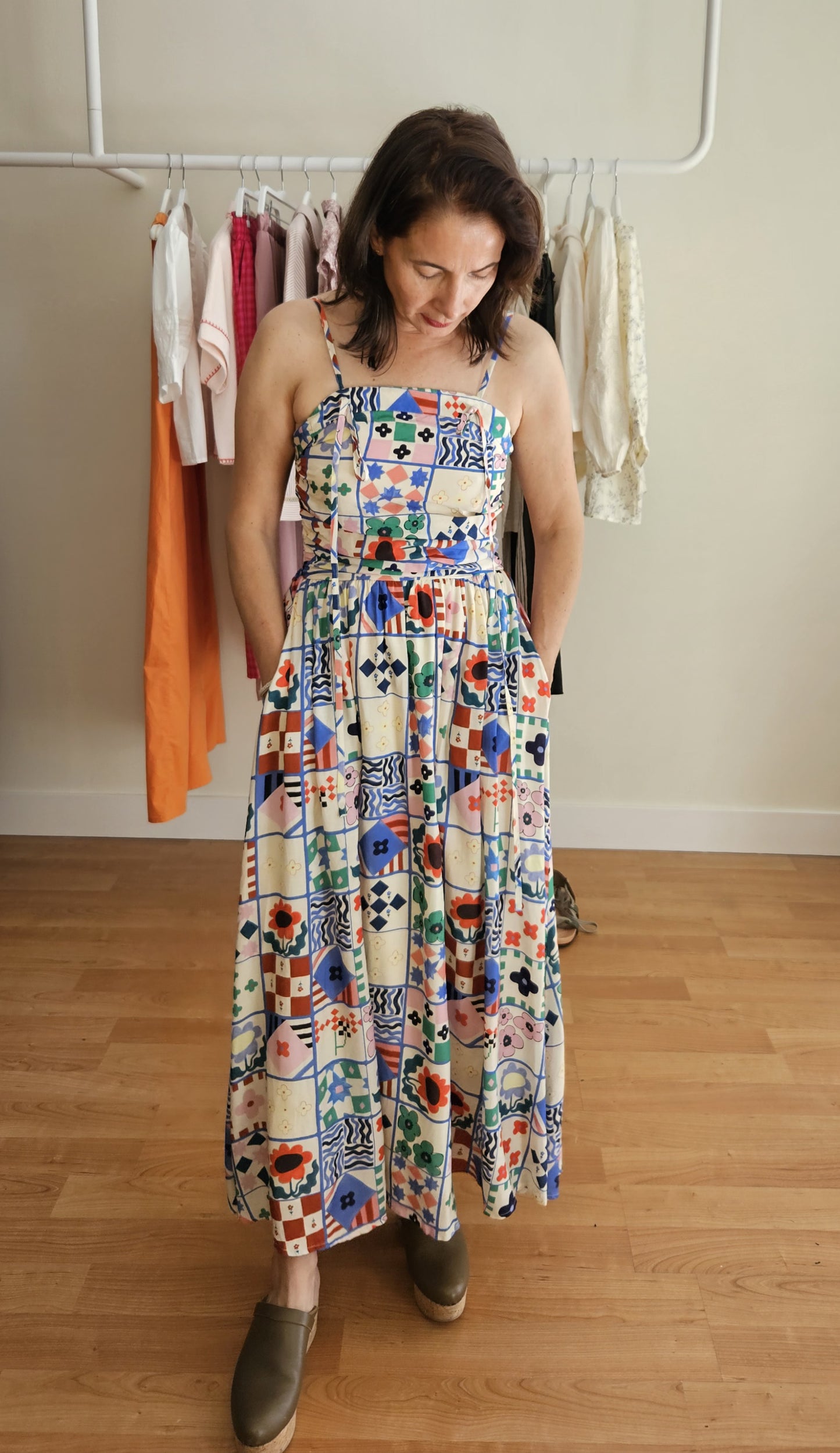 Vestido Estampado Azulejos