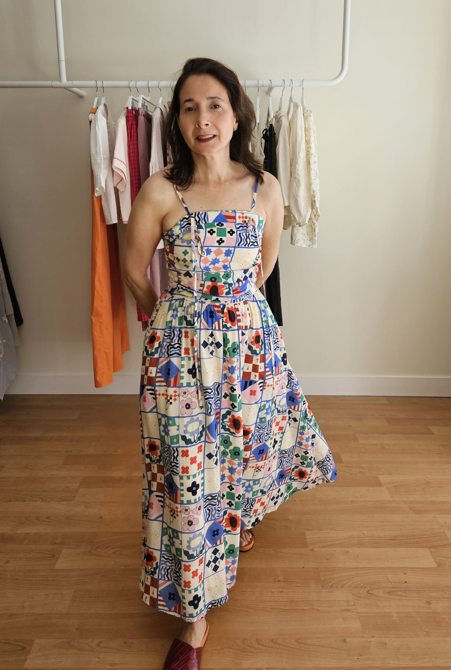 Vestido Estampado Azulejos