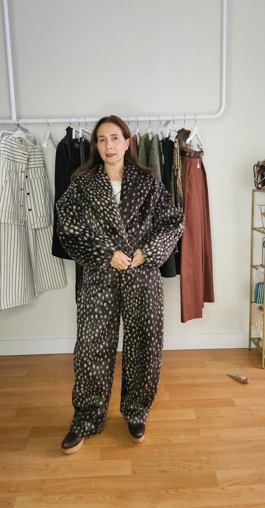 Cazadora Bomber Pony Print (Da talla)