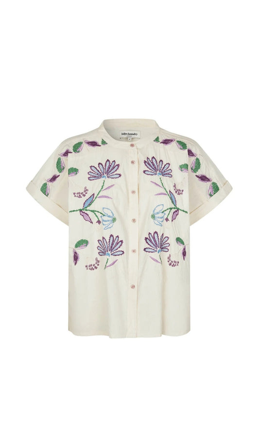 Camisa Bordada Manga Corta (Da talla)