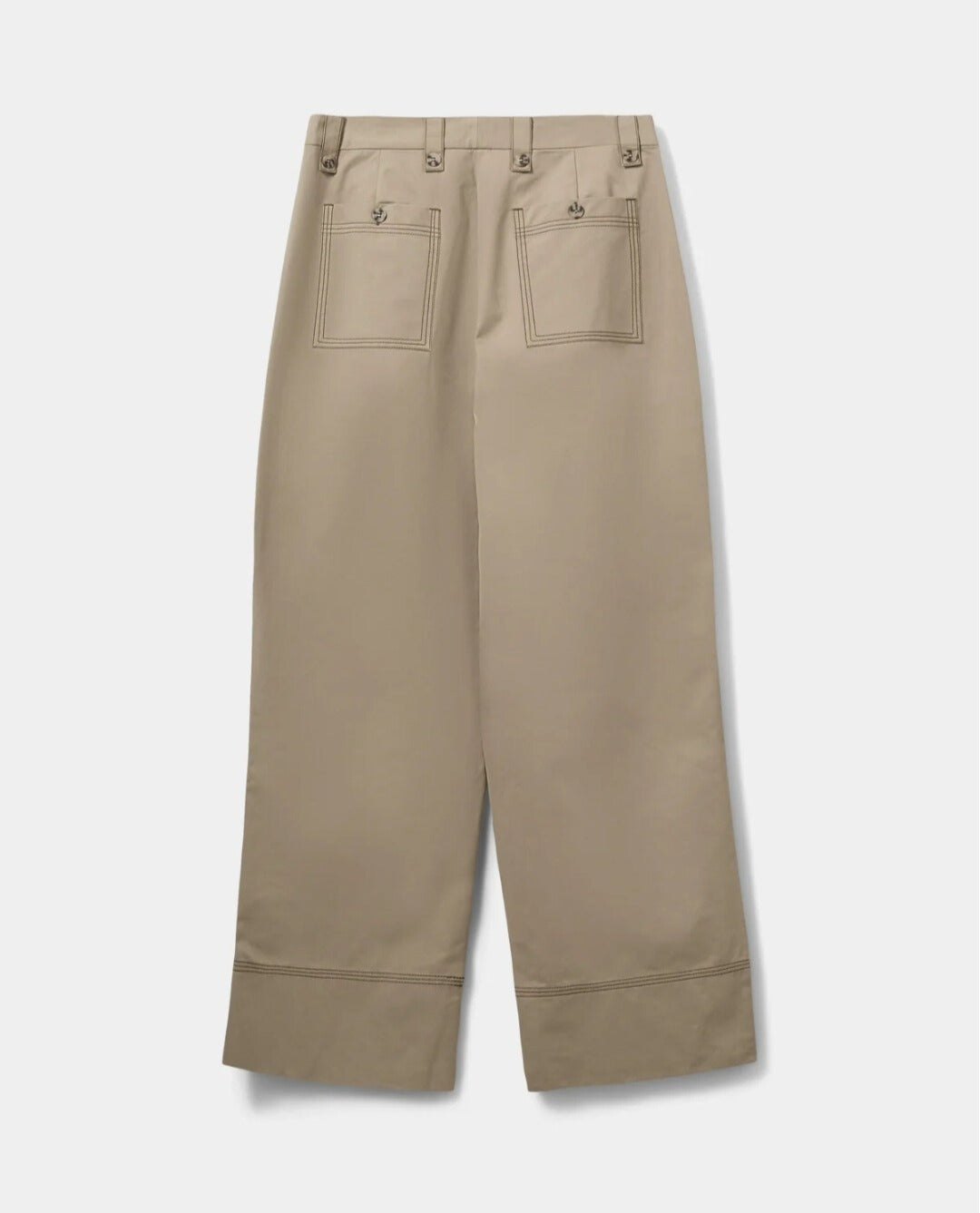 Pantalón Pinzas Bolsillos Arena