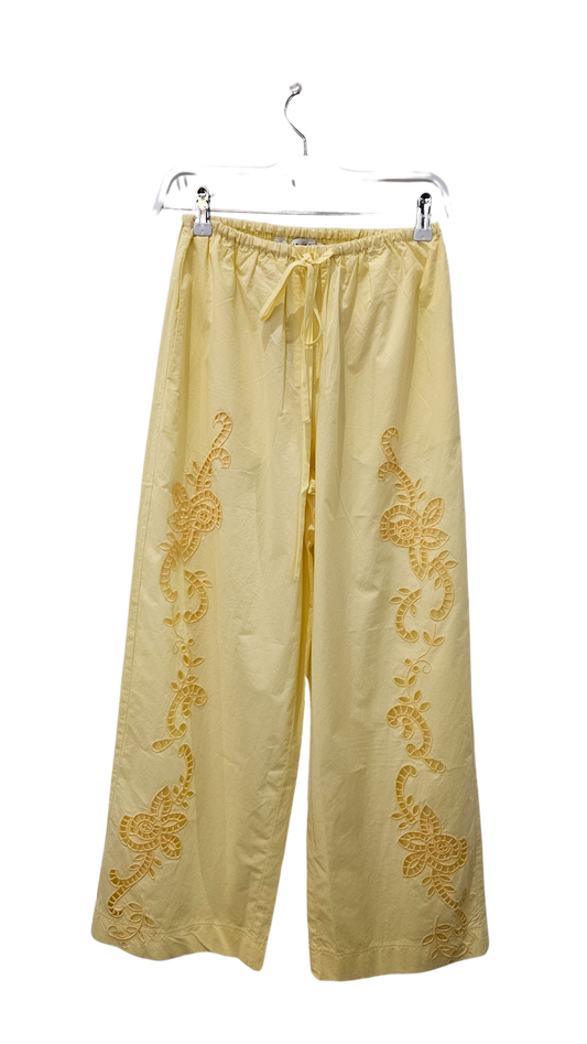 Pantalón Amarillo Troquelado