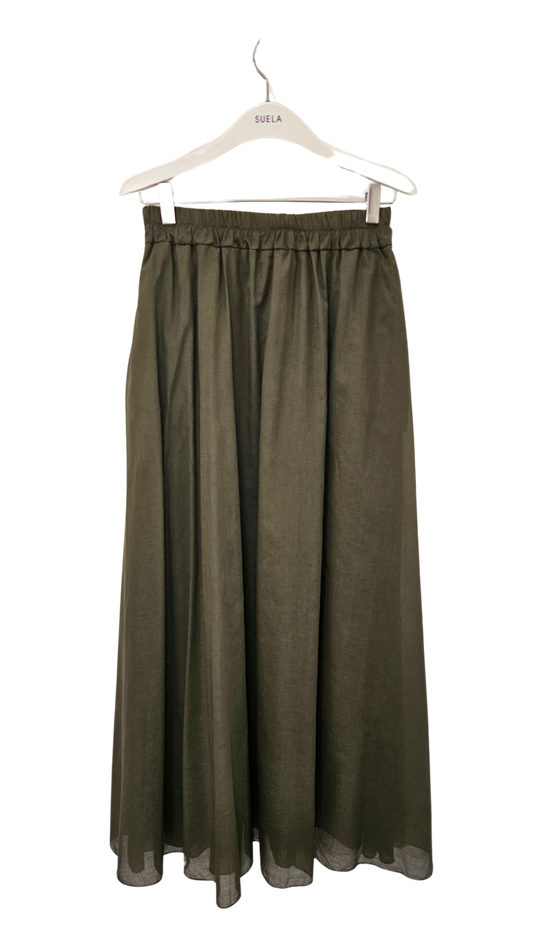 Falda Midi Verde