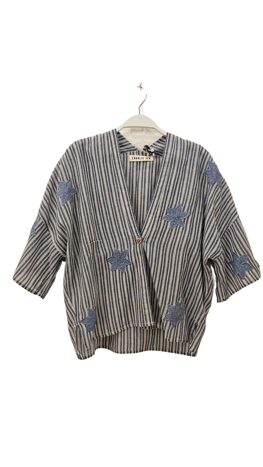 Top/Chaqueta Rayas