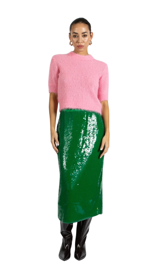 Falda Lentejuejas Verdes