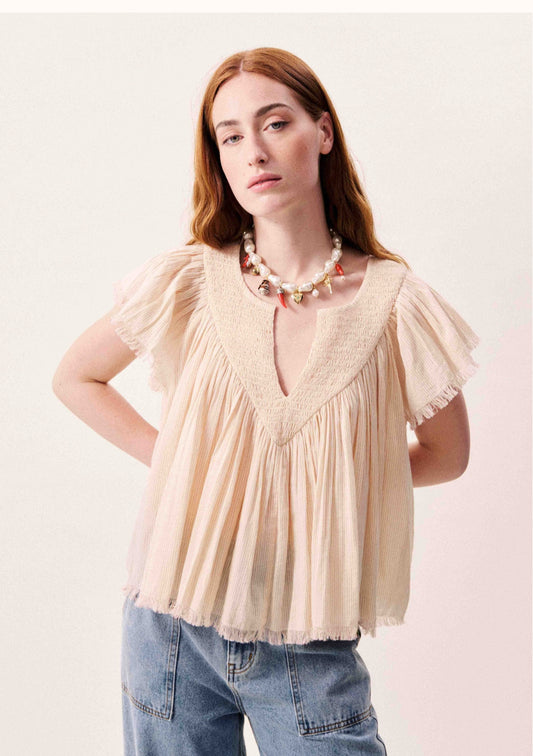 Top Rayas Rojas  (Da talla)